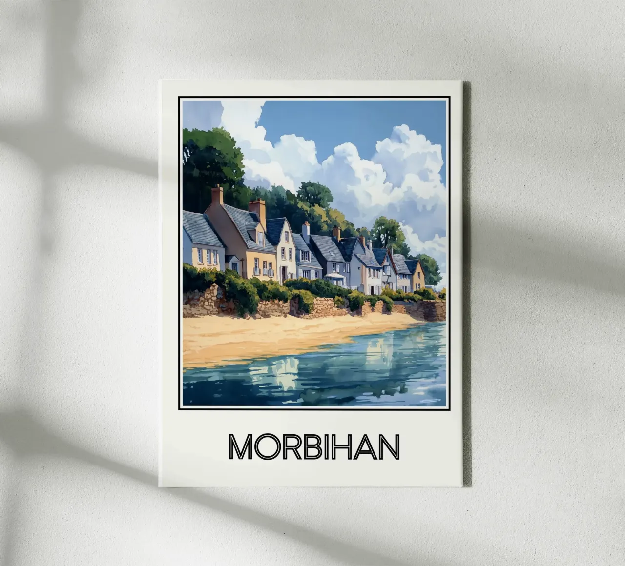 Morbihan tela con Cornice a cassetta da Frame the World