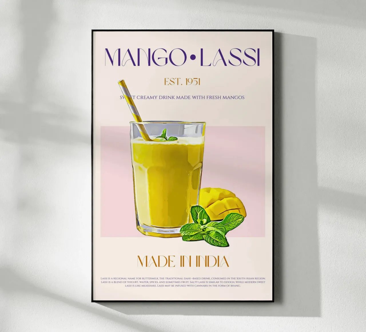 Mango Lassi Print plexiglass da KOKRPrints