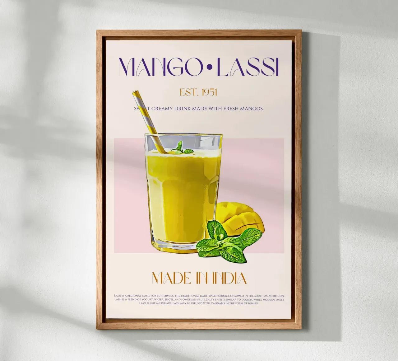 Mango Lassi Print tela da KOKRPrints