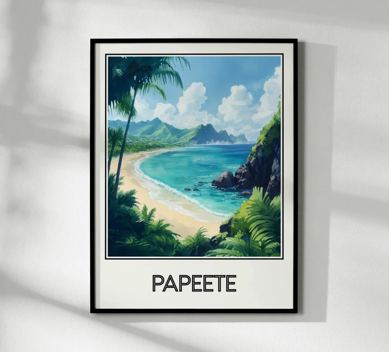 Papeete Hahnemühle von Frame the World