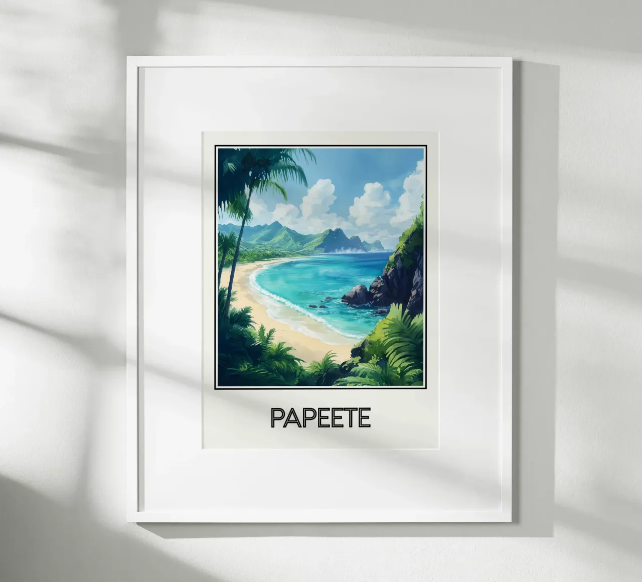 Papeete Hahnemühle von Frame the World