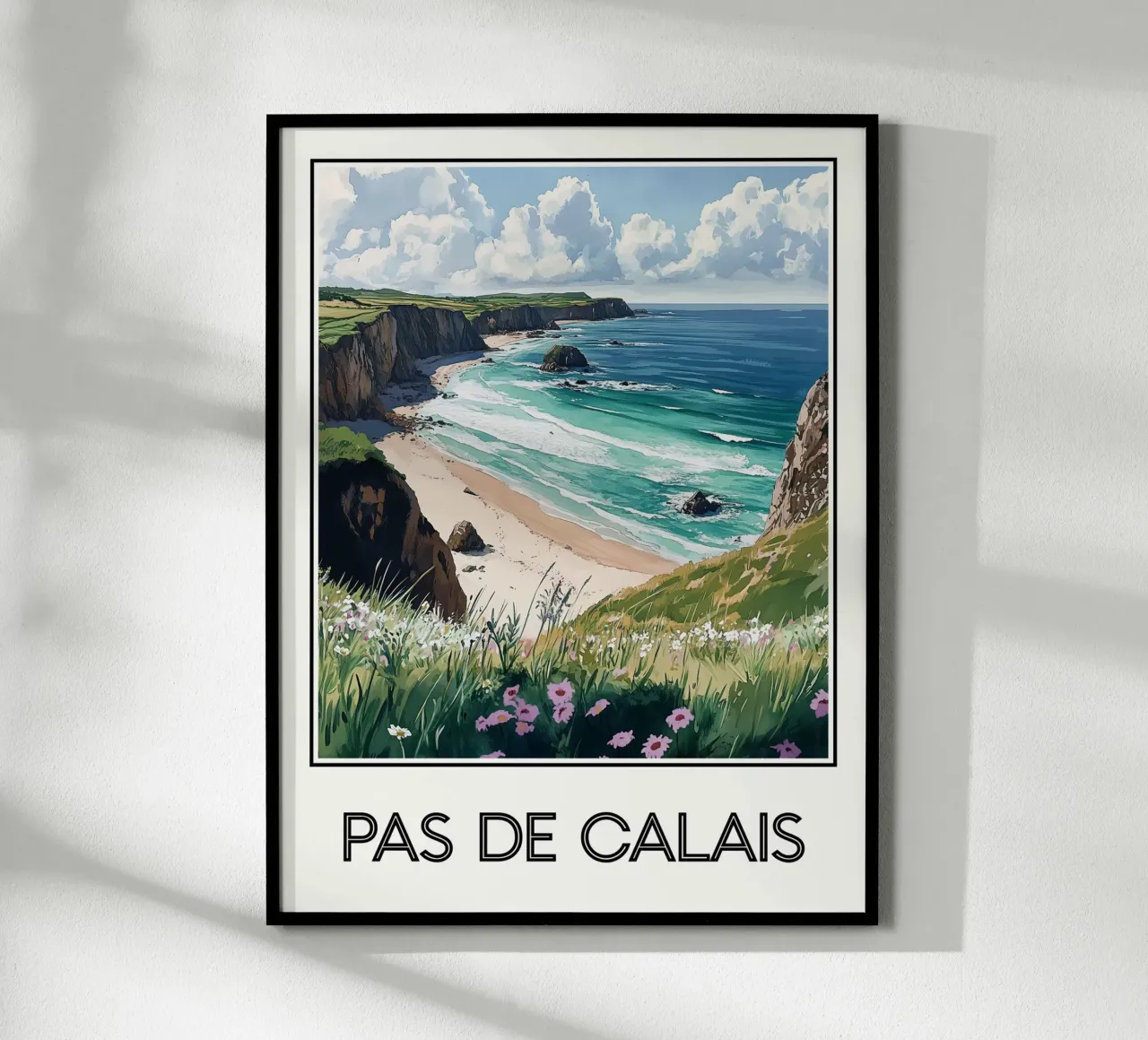 Pas de Calais poster da Frame the World