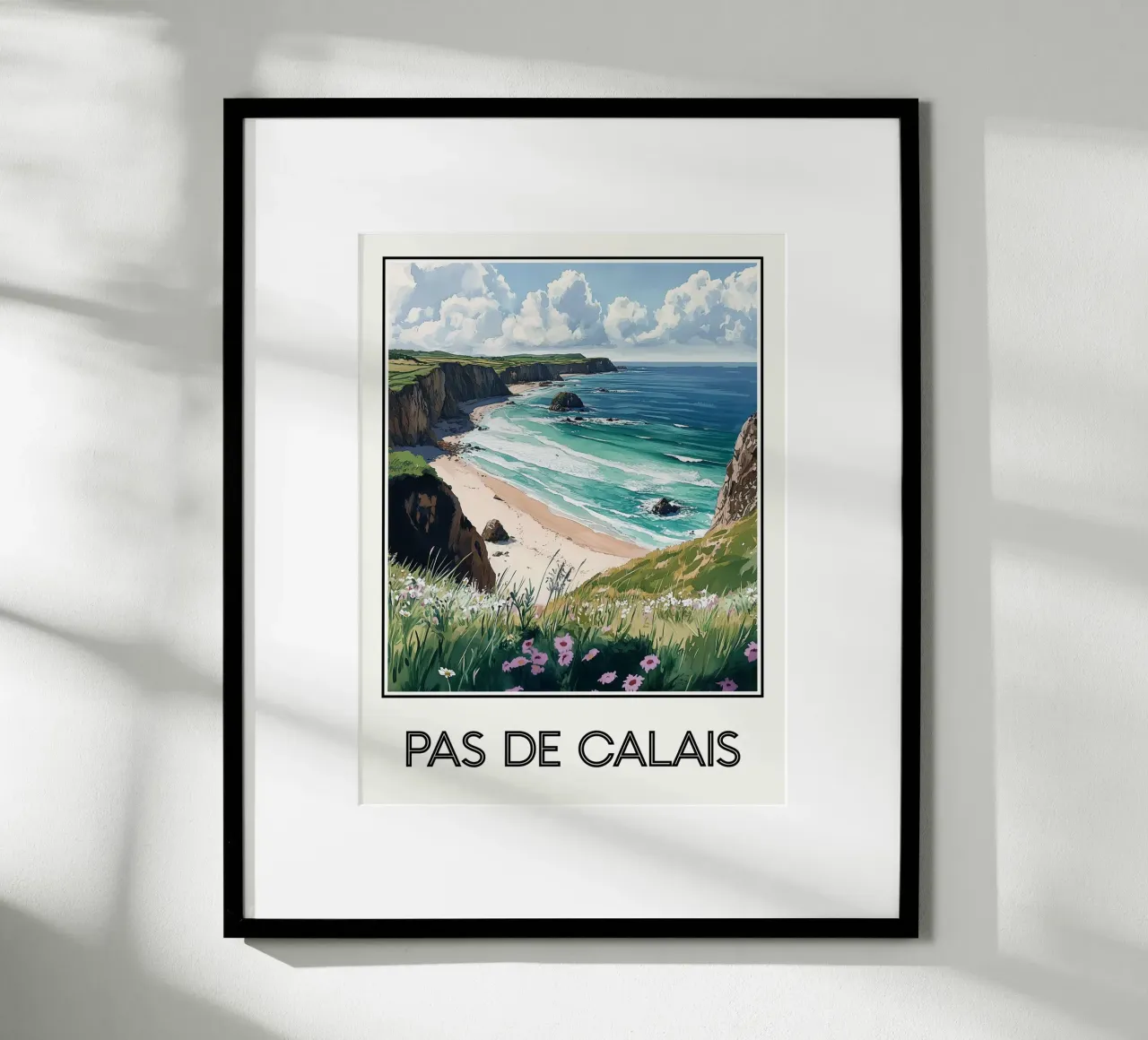 Pas de Calais poster da Frame the World