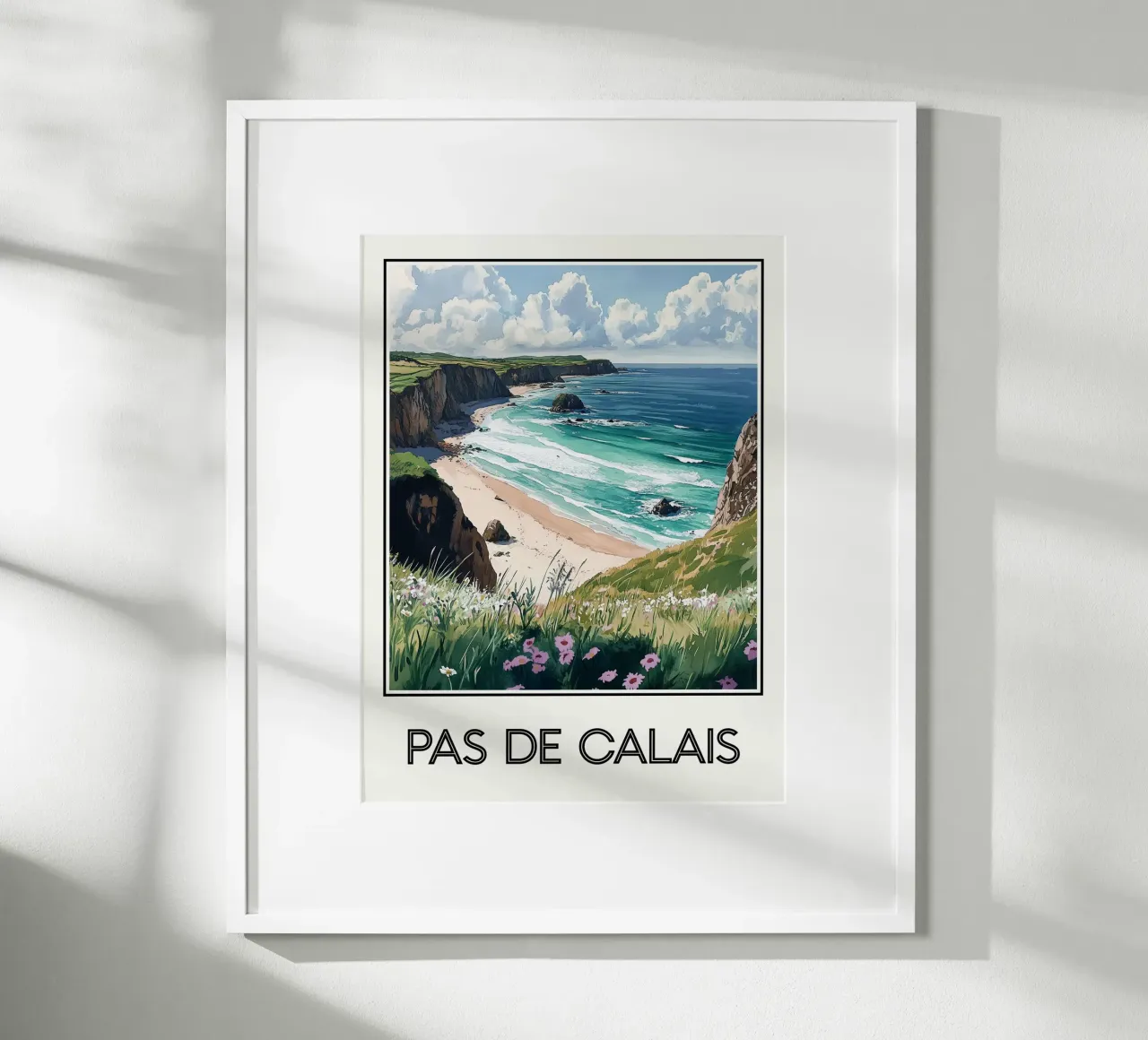 Pas de Calais poster da Frame the World