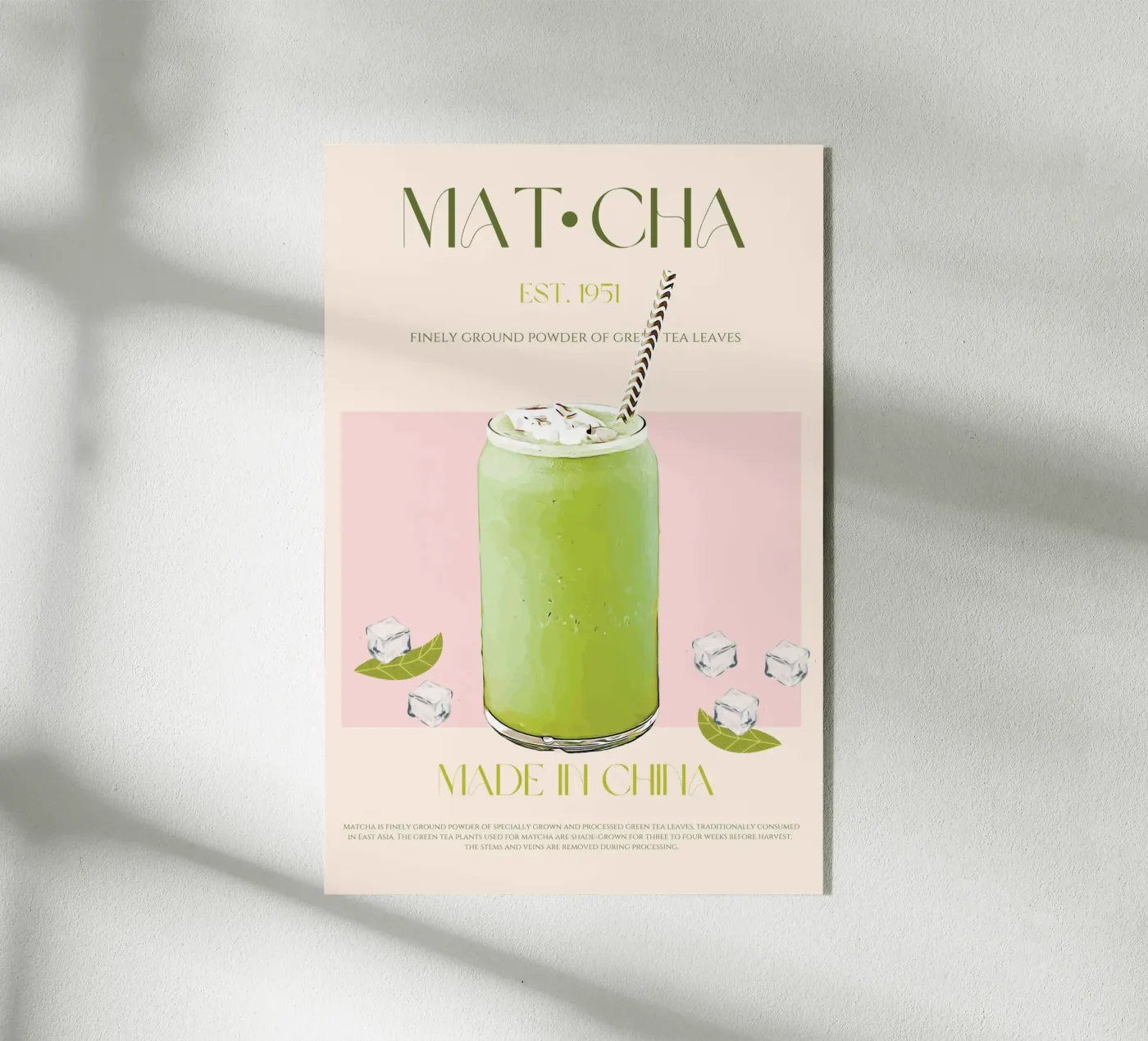 Matcha Print plexiglass da KOKRPrints