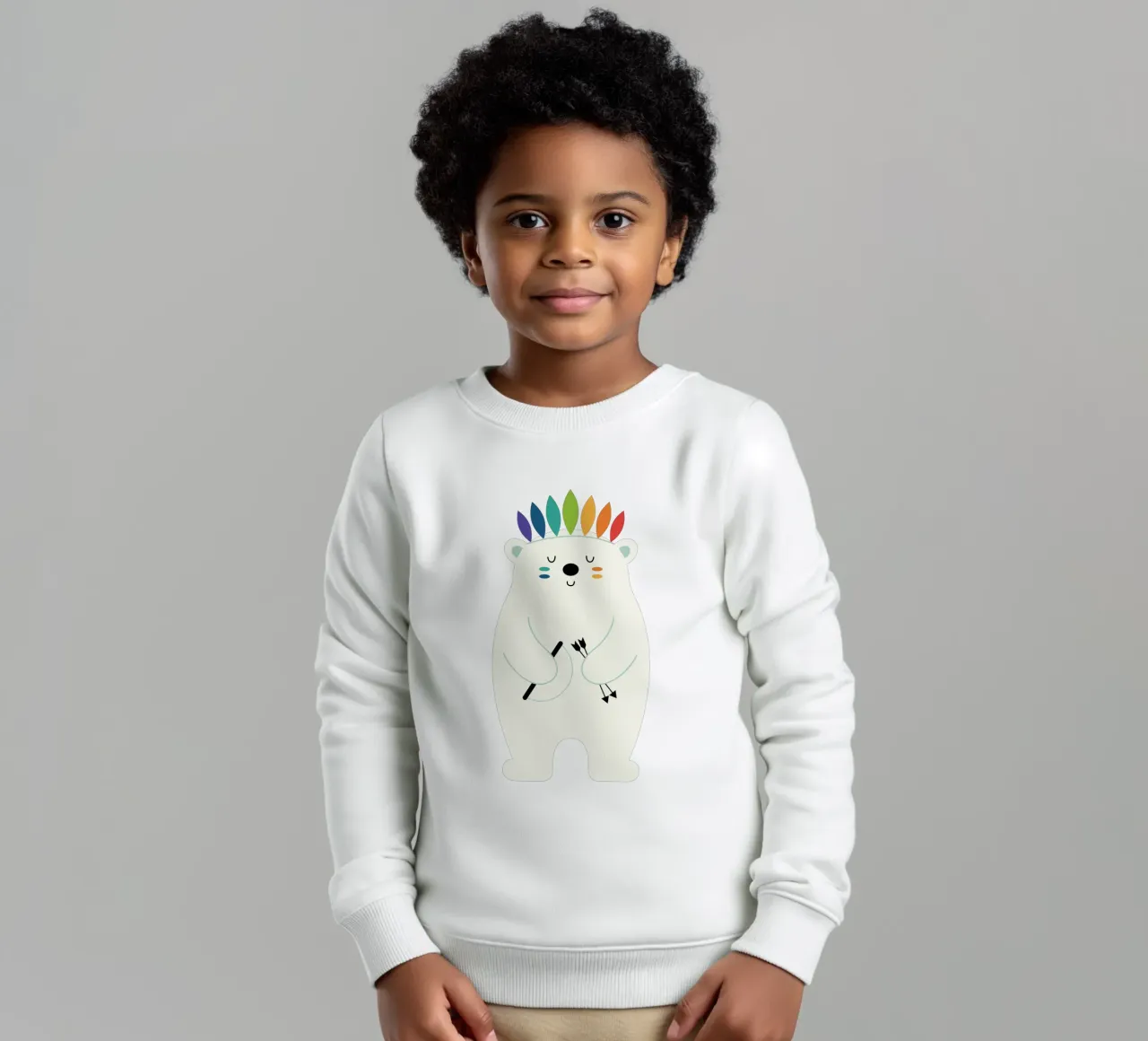 Sii coraggioso Polar felpa bambino da Andy Westface