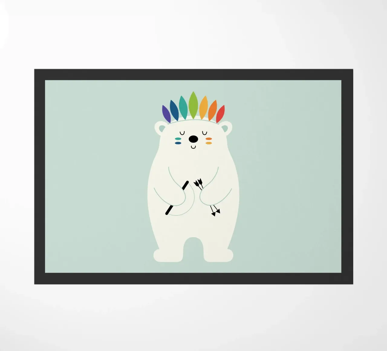 Sii coraggioso Polar zerbino da Andy Westface
