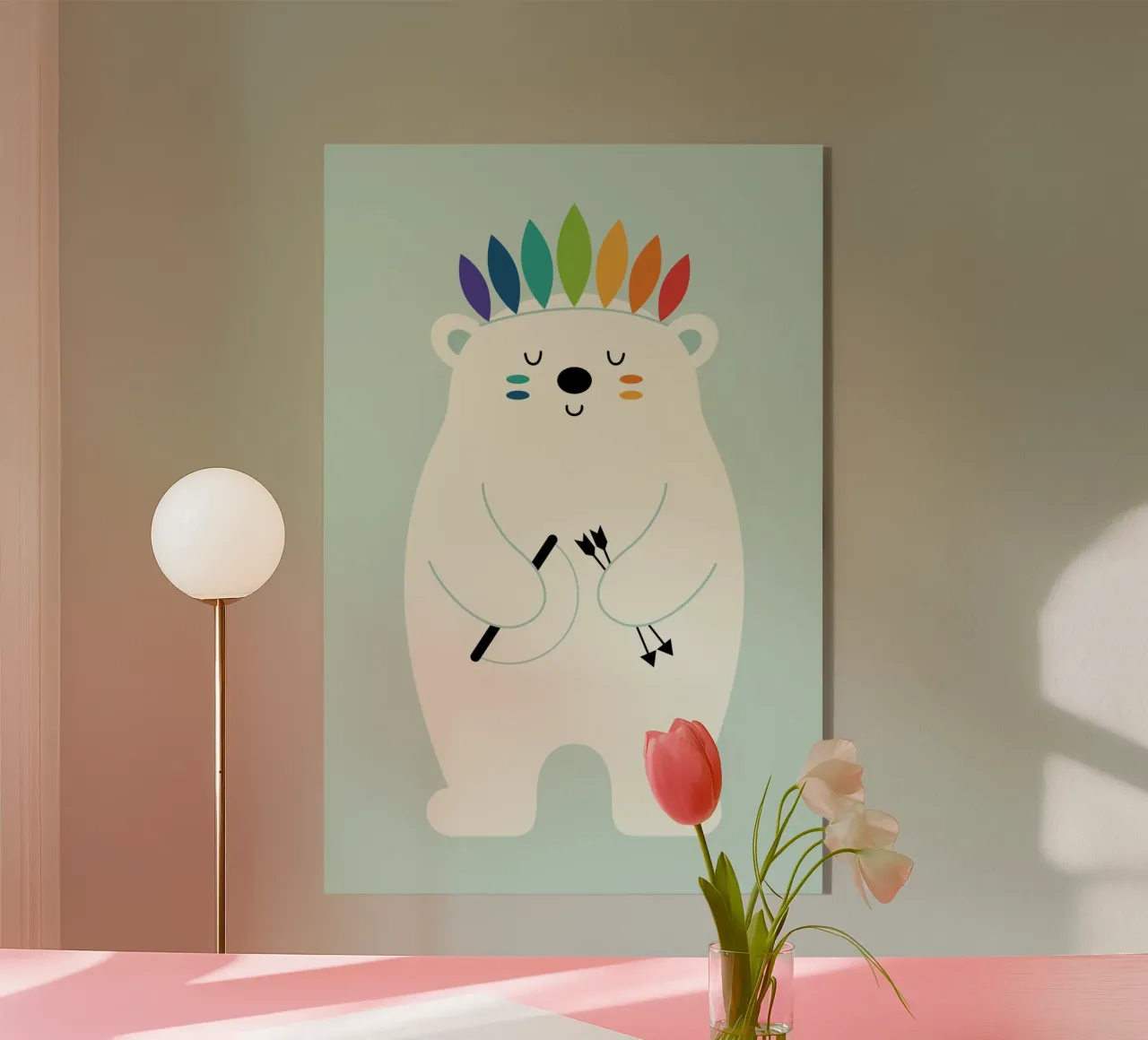 Sii coraggioso Polar plexiglass da Andy Westface