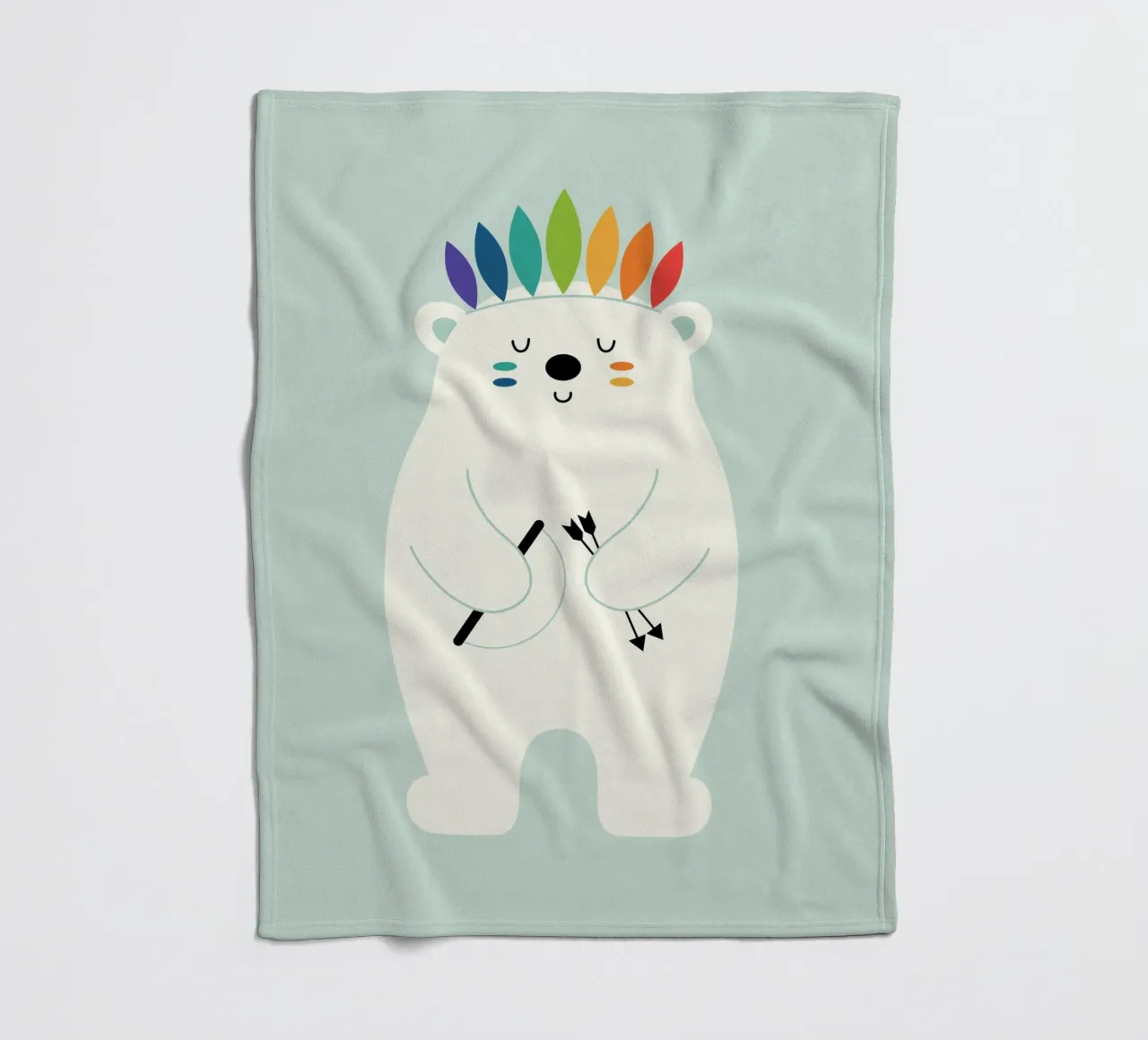 Sii coraggioso Polar coperta in pile da Andy Westface