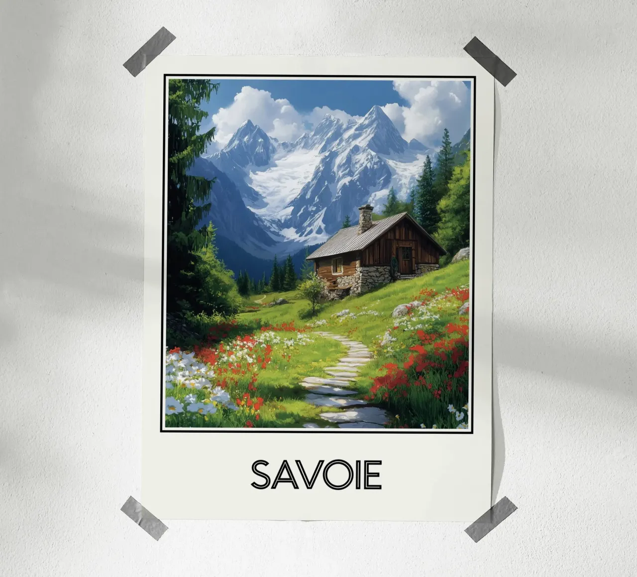 Savoia poster con telaio in alluminio da Frame the World