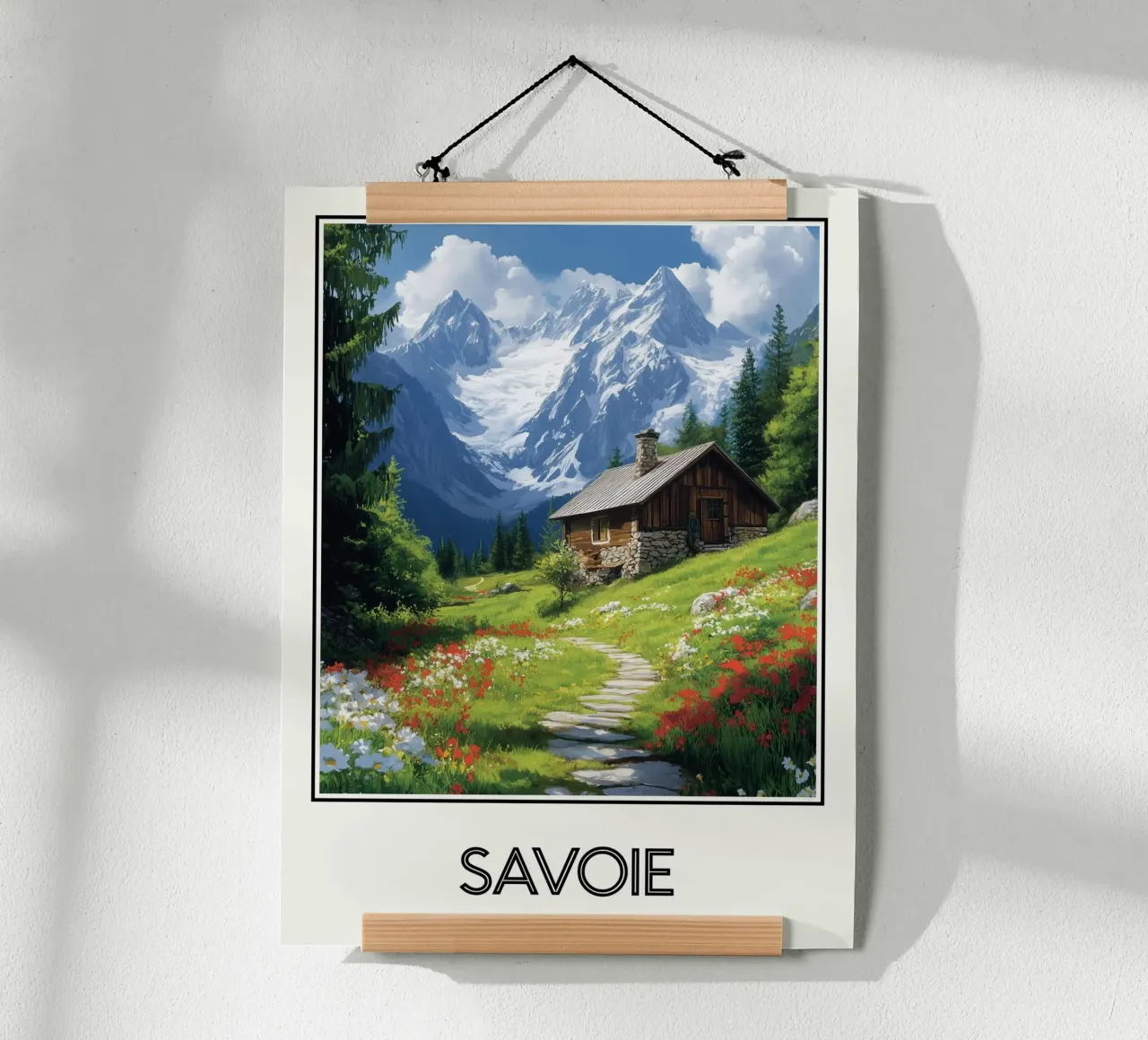 Savoia poster con telaio in alluminio da Frame the World