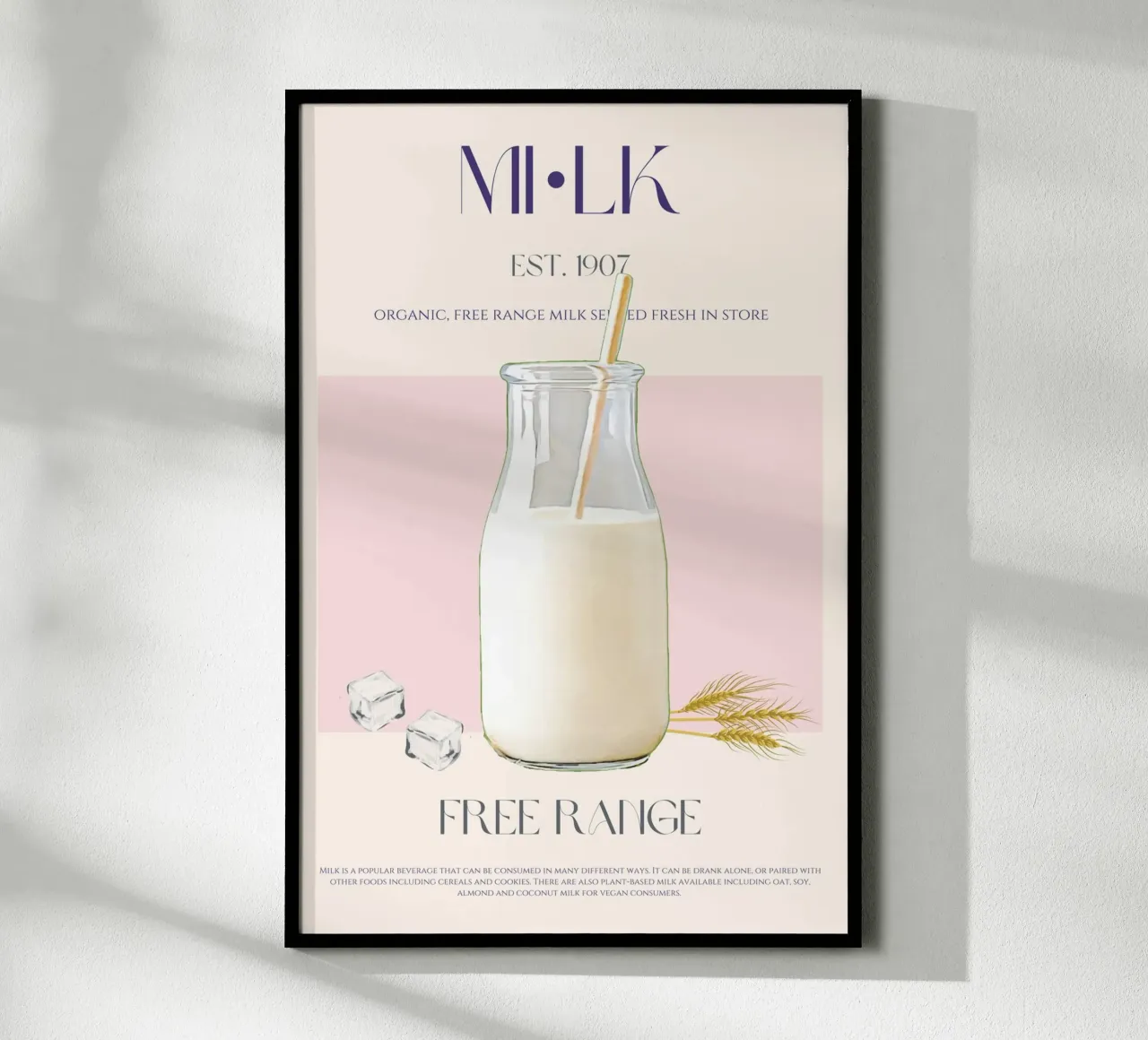 Stampa del latte poster da KOKRPrints