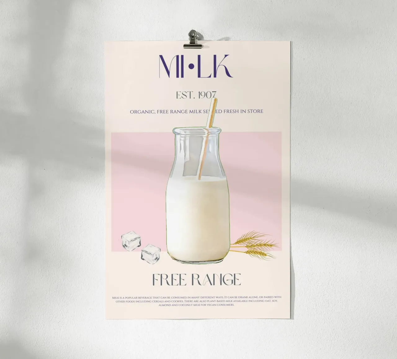 Stampa del latte poster da KOKRPrints