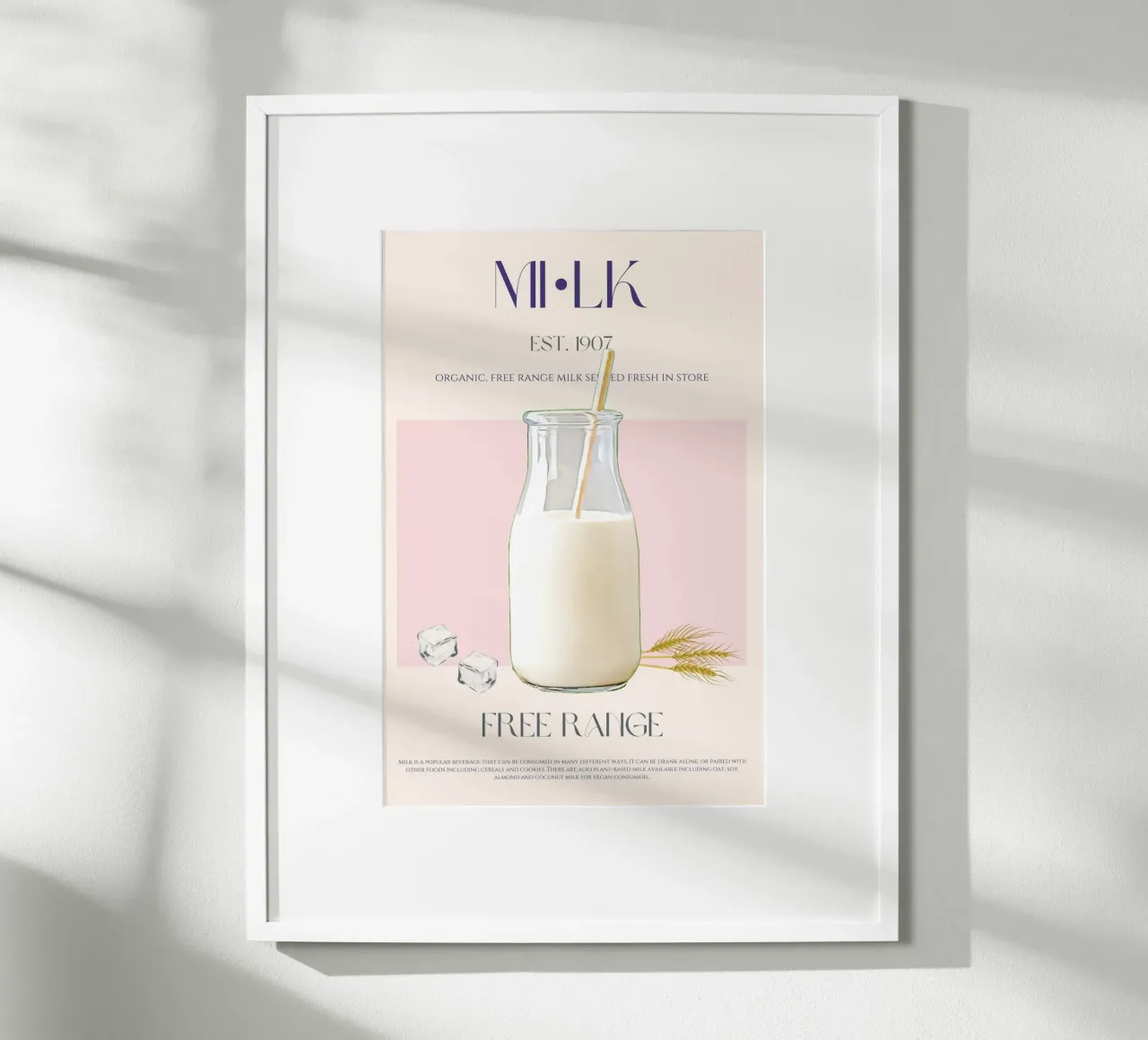 Stampa del latte poster da KOKRPrints