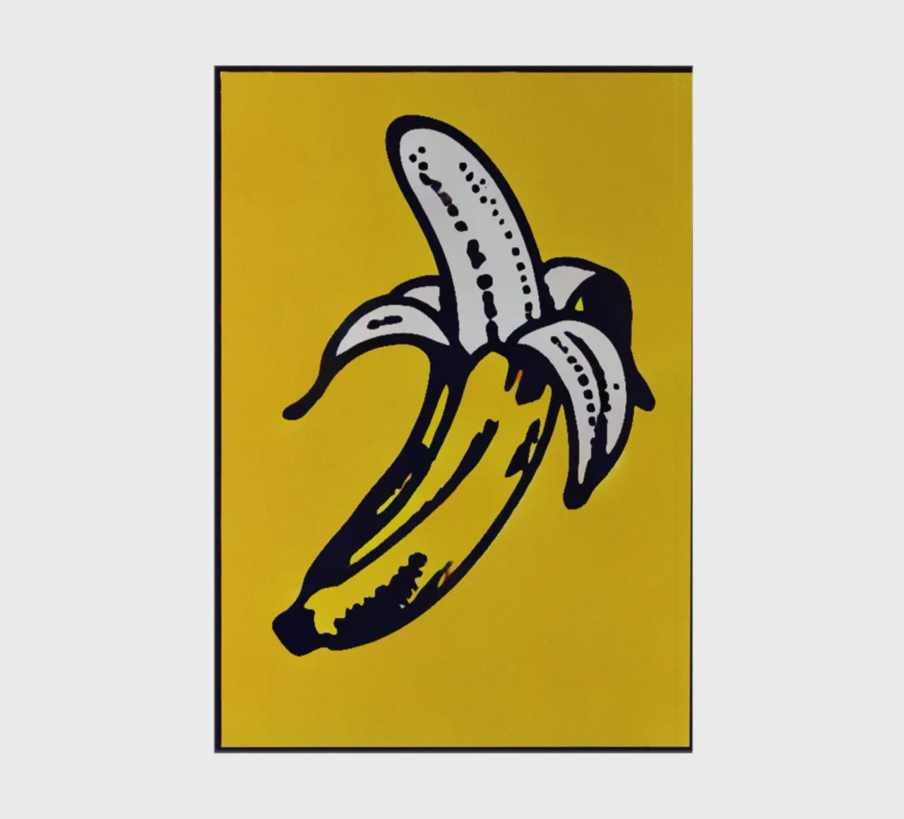 Banana - Vintage poster print notebook by posterprints-by-nomad