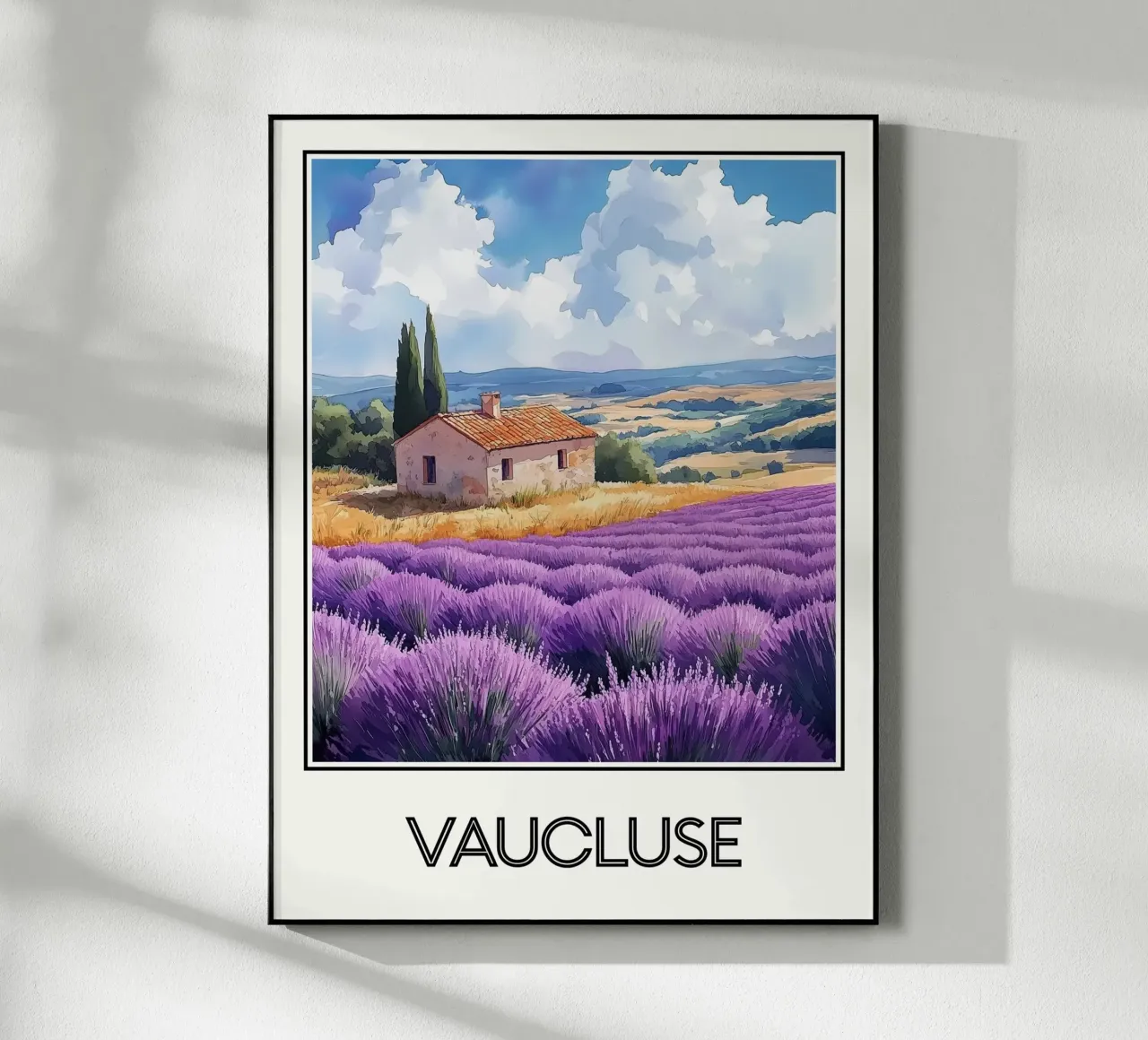 Affiche Vaucluse France plexiglas de Frame the World