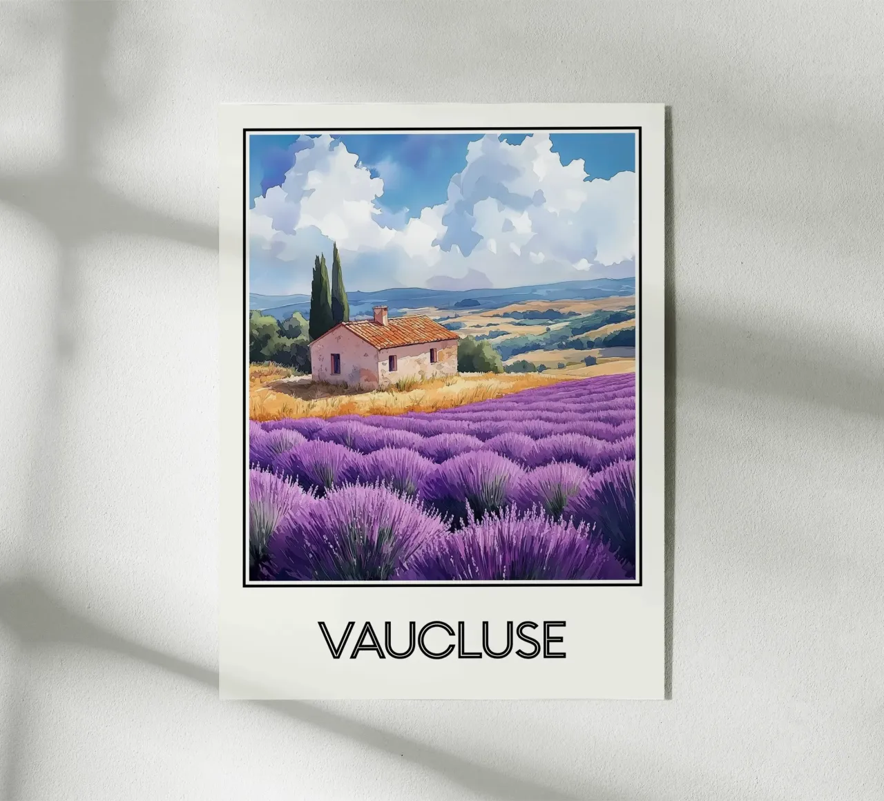 Affiche Vaucluse France plexiglas de Frame the World