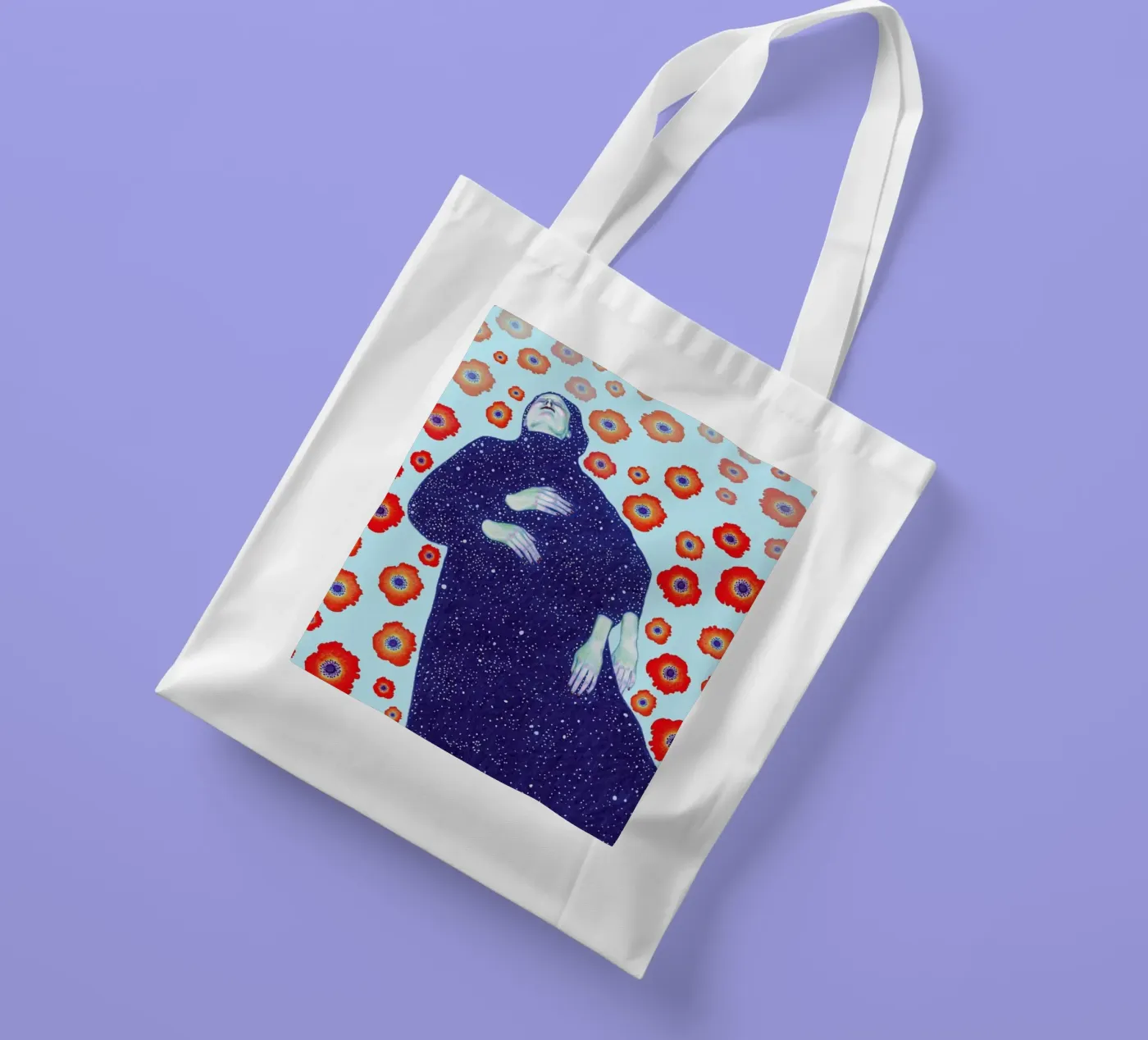 Floating tote bag by Natalie Foss