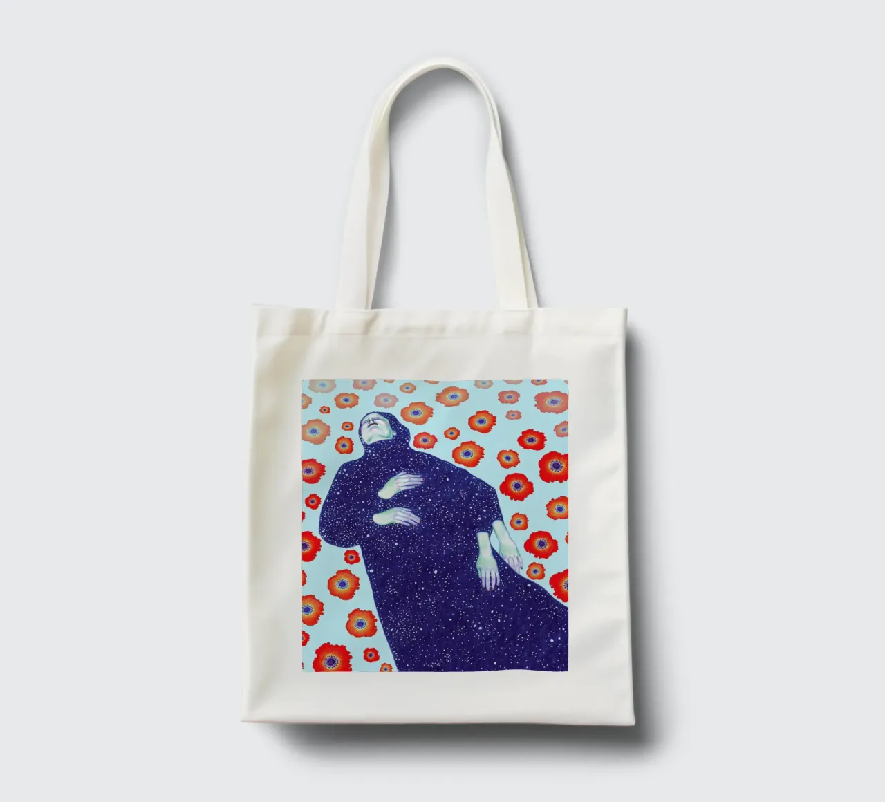 Floating tote bag by Natalie Foss