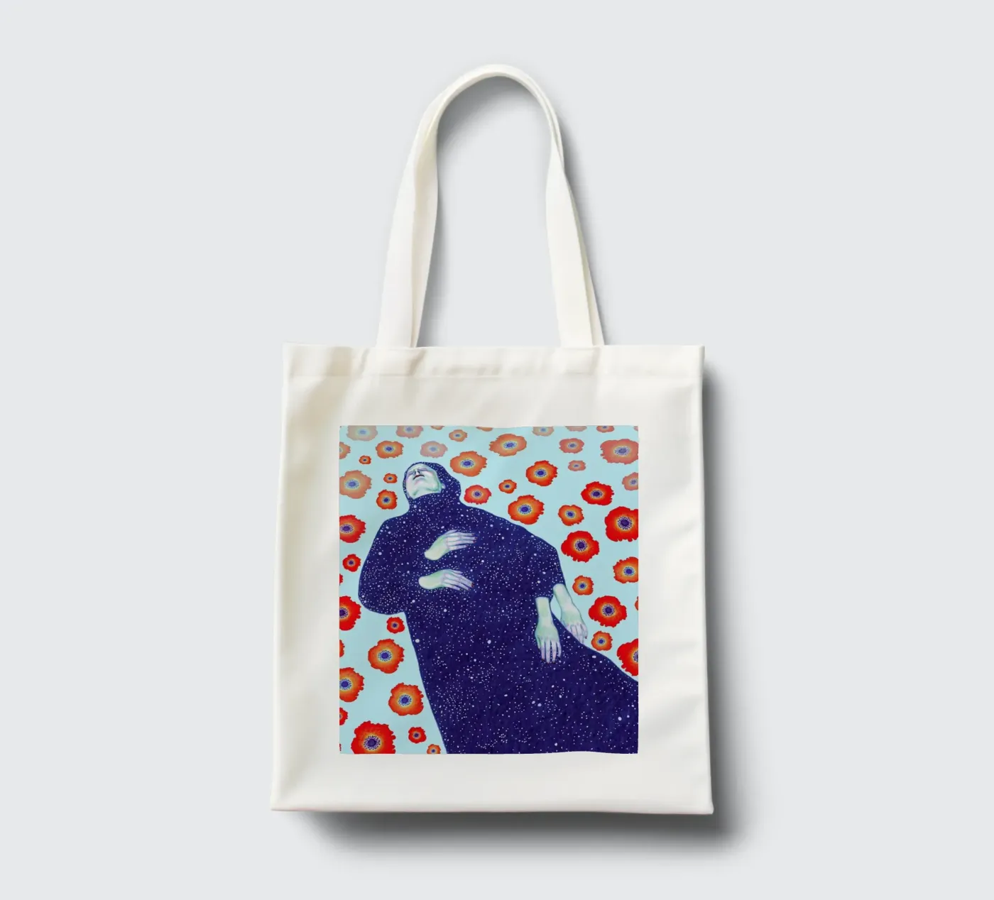 Floating tote bag by Natalie Foss