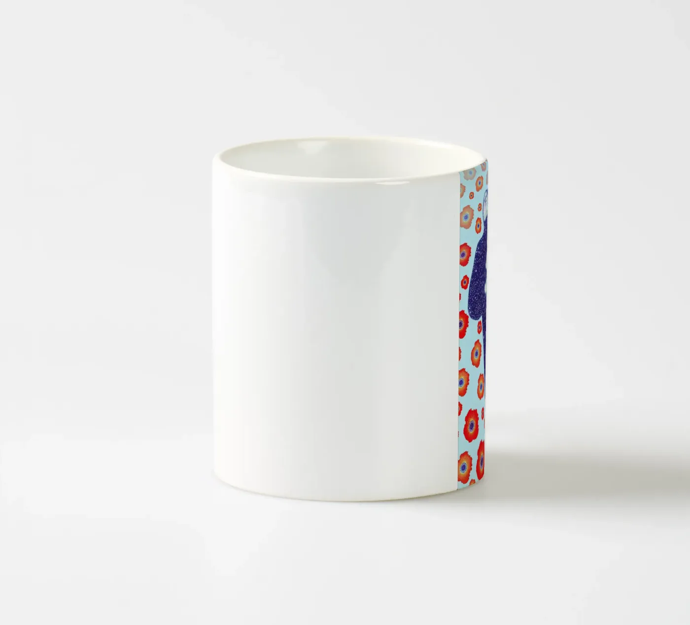 Floating ceramic mug by Natalie Foss