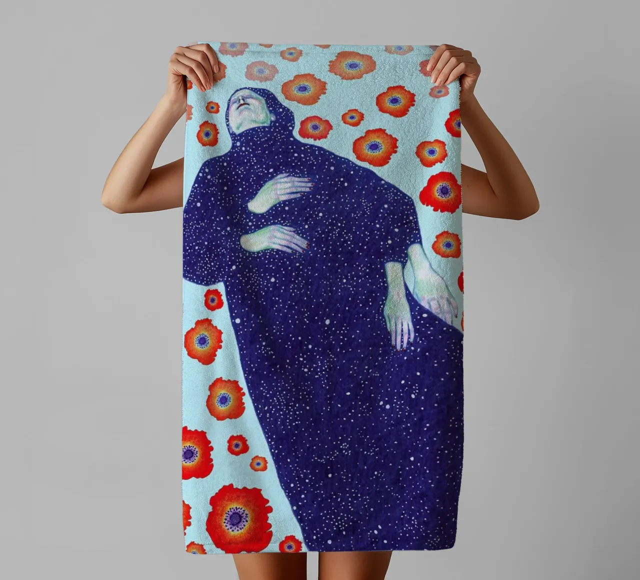 Floating towel by Natalie Foss