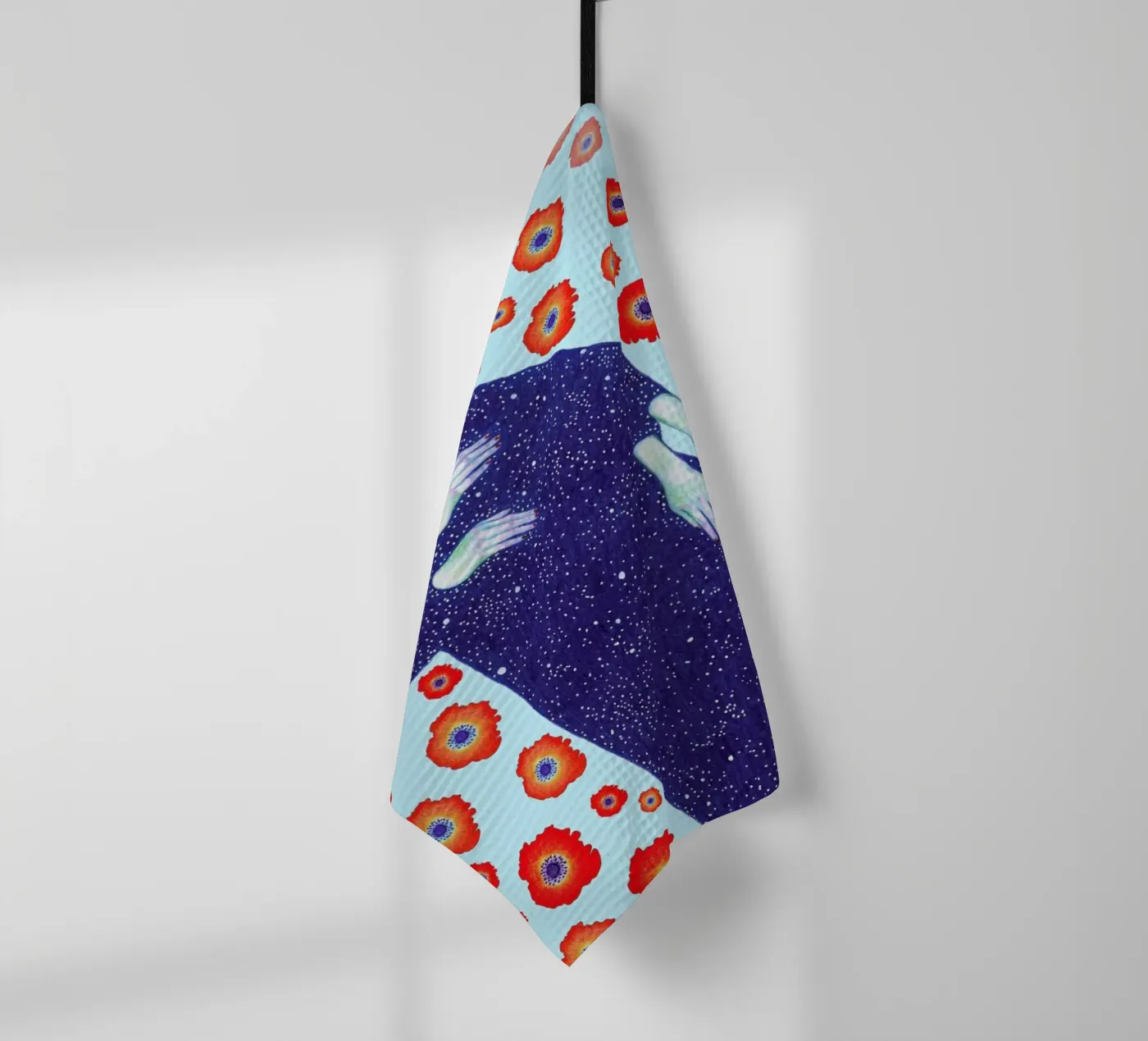Floating tea towel by Natalie Foss