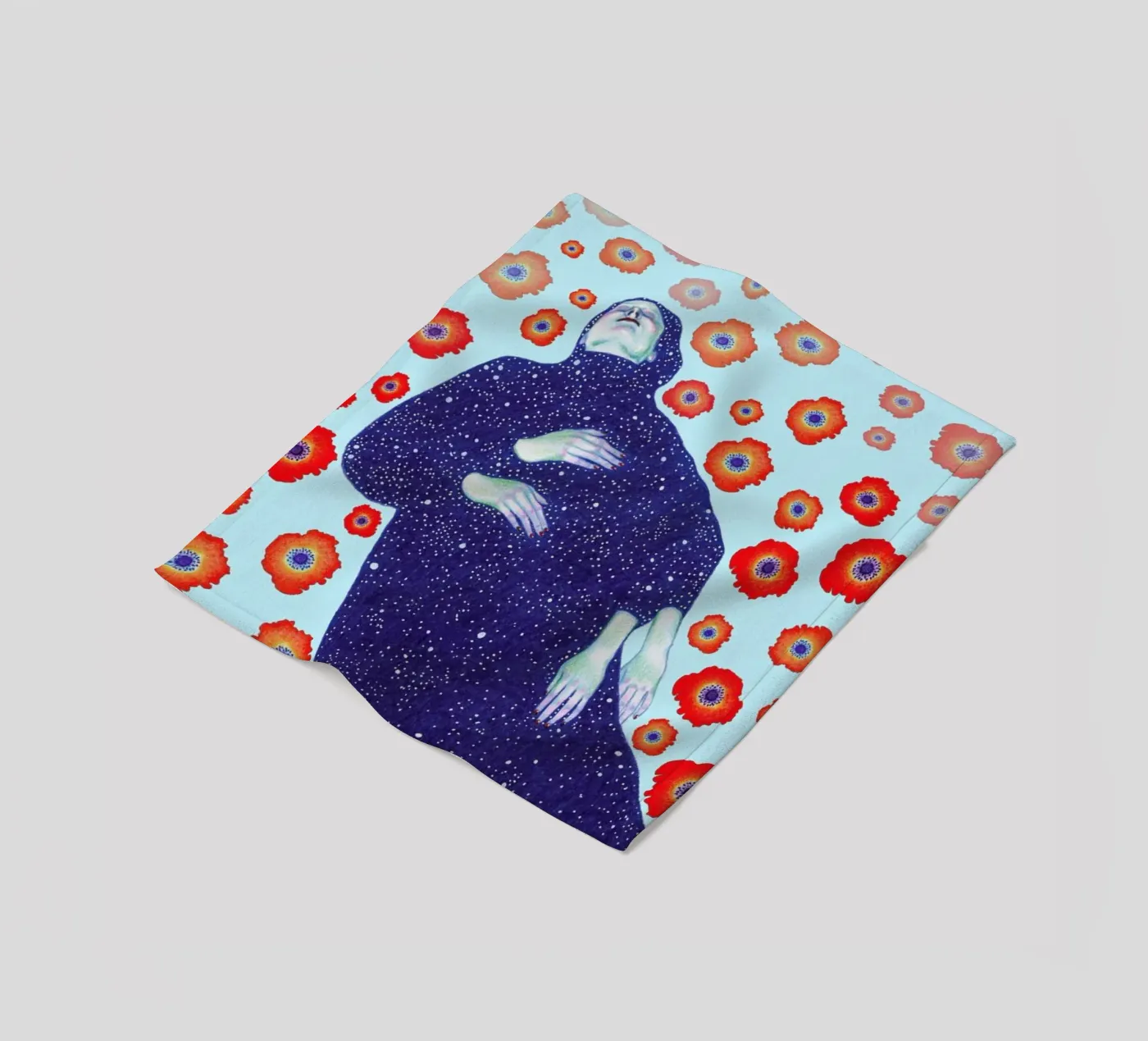 Floating fleece blanket by Natalie Foss