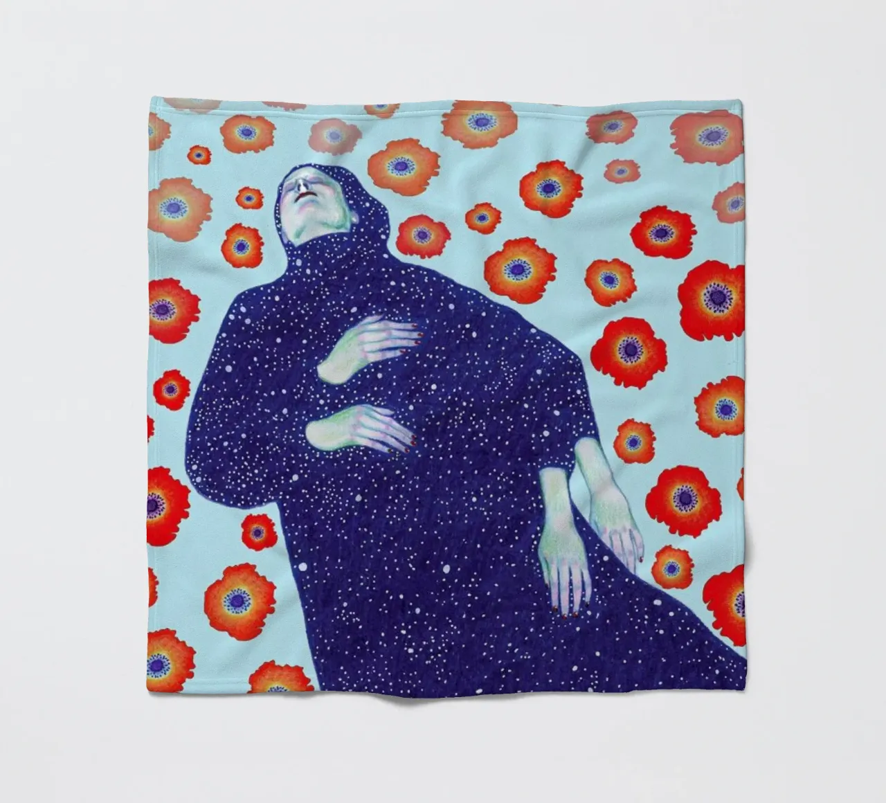 Floating fleecedeken van Natalie Foss