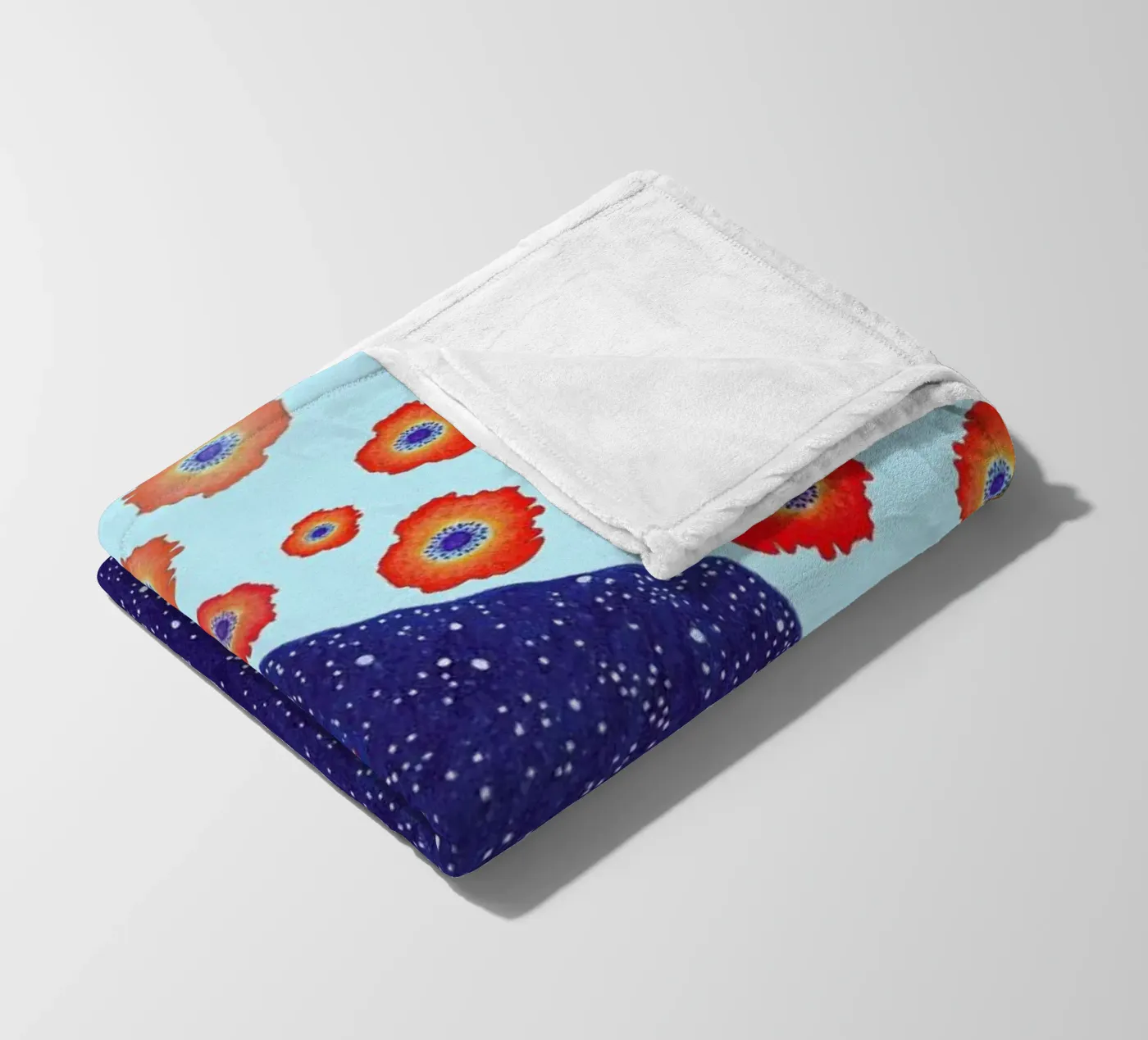 Floating fleece blanket by Natalie Foss