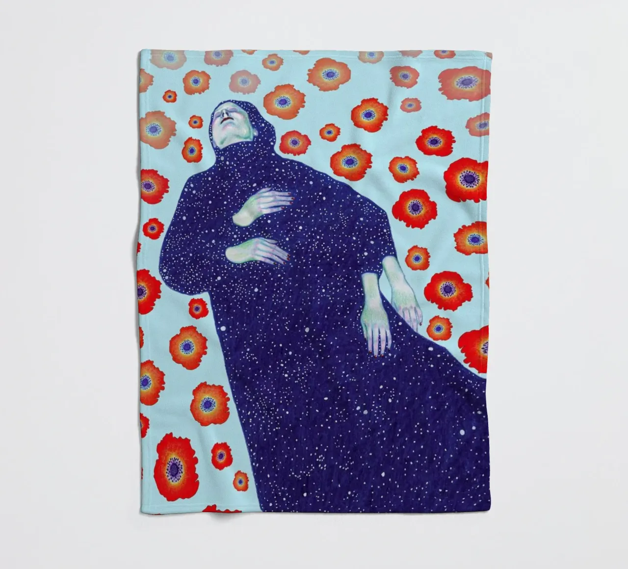 Floating fleecedeken van Natalie Foss