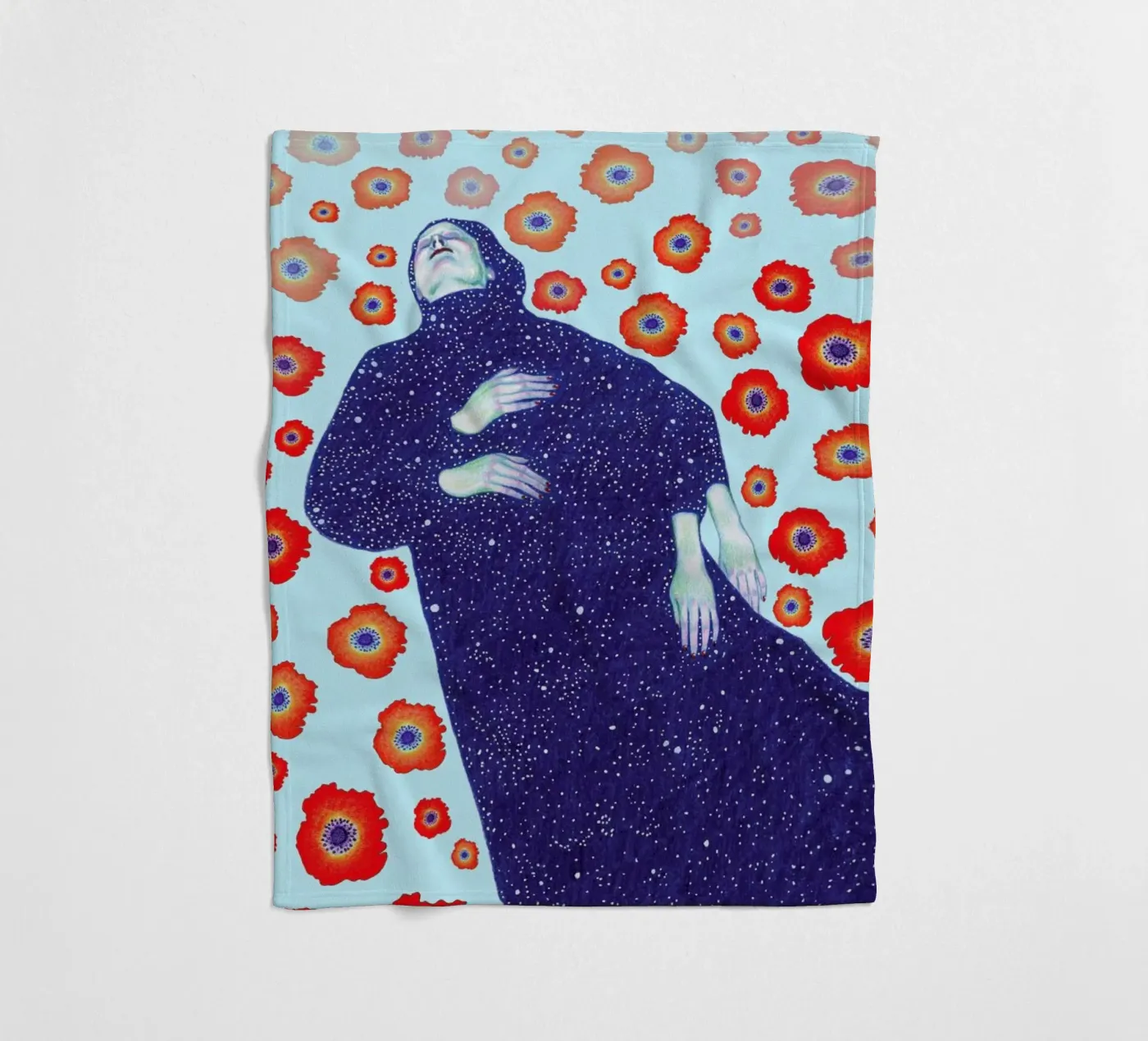 Floating fleece blanket by Natalie Foss