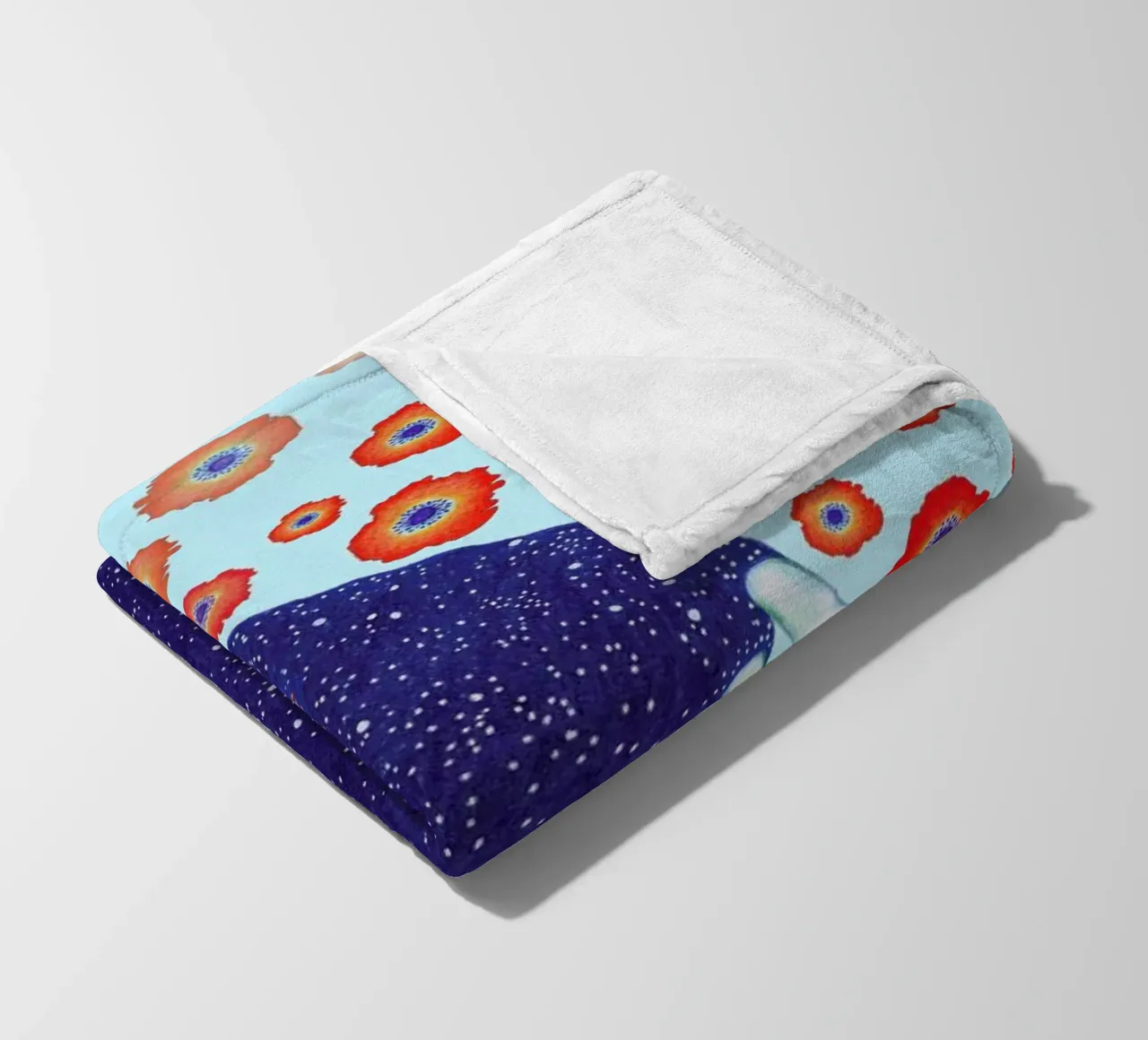 Floating fleecedeken van Natalie Foss