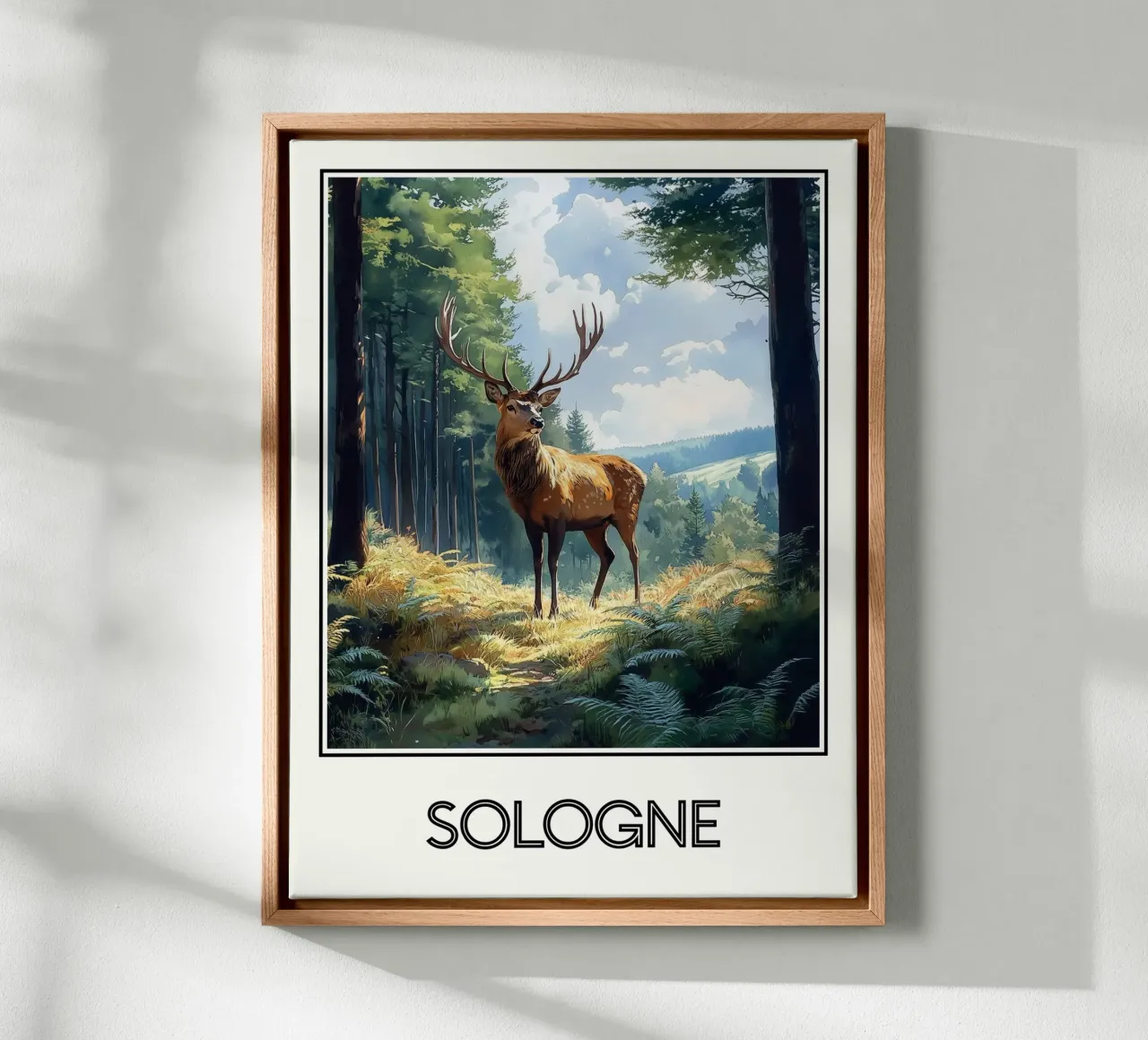 Sologna tela con Cornice a cassetta da Frame the World