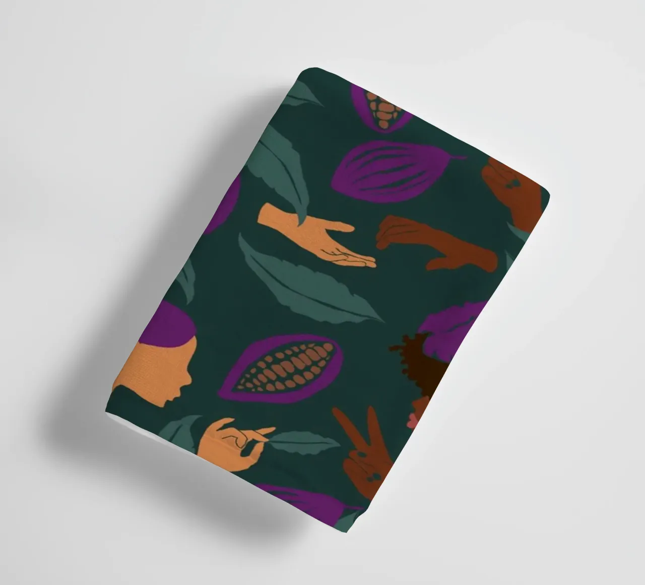 Coffee Friends Pattern asciugamano da bagno da Illustration Raissa Oltmanns