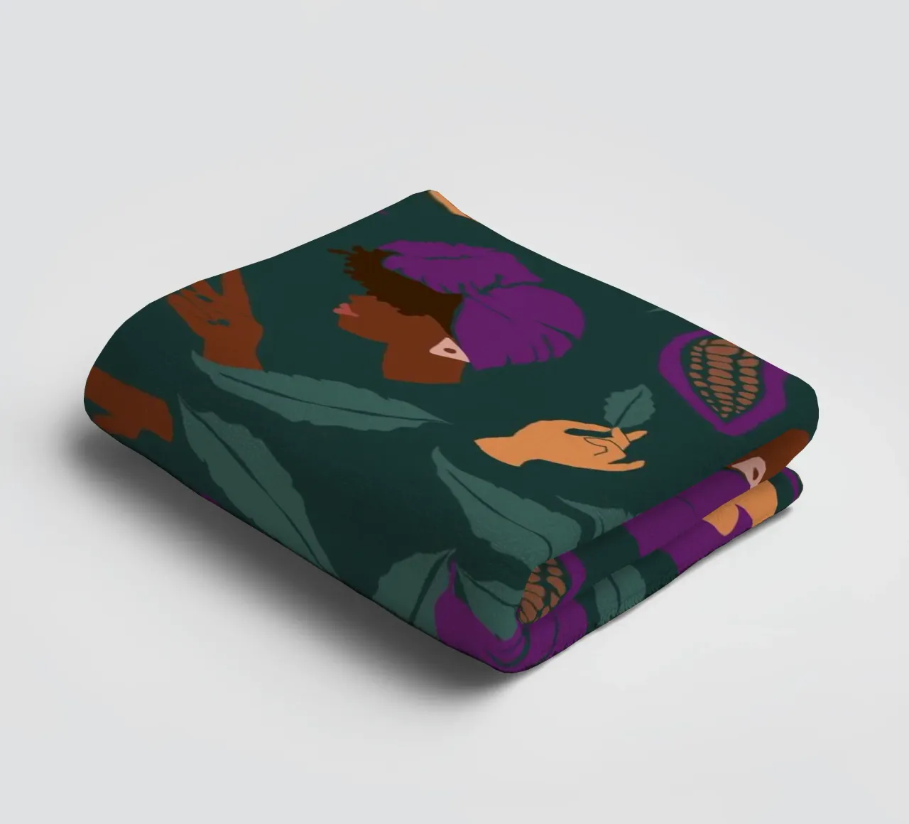 Coffee Friends Pattern asciugamano da bagno da Illustration Raissa Oltmanns