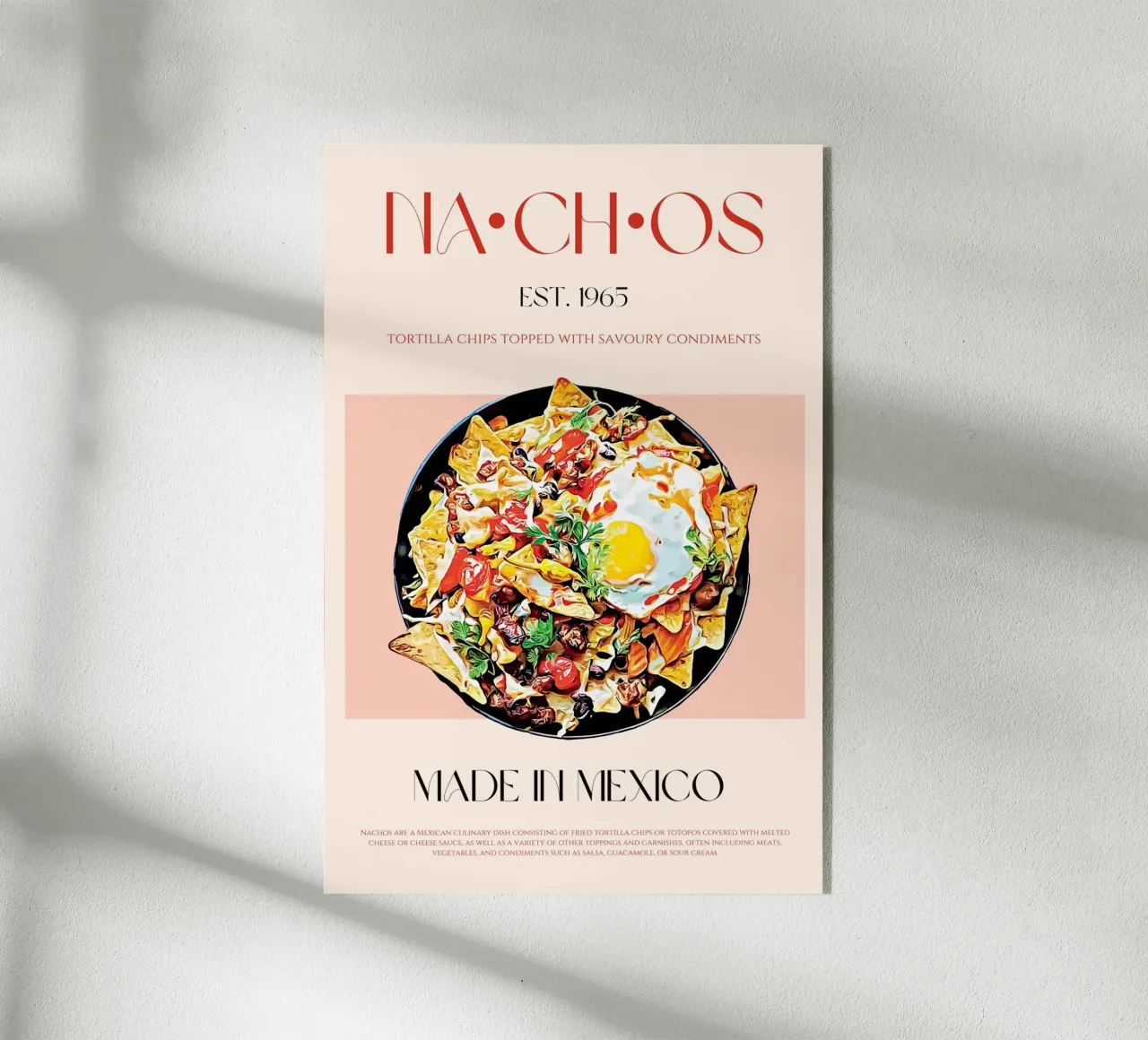 Nachos Print acrylic glass by KOKRPrints