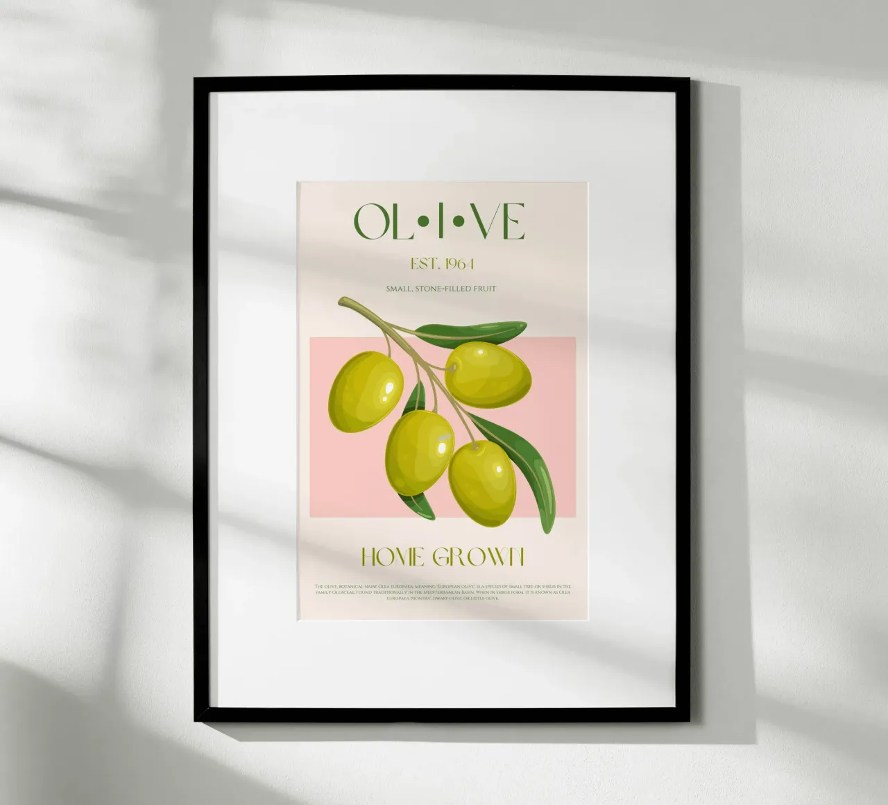 Estampado de aceitunas poster de KOKRPrints