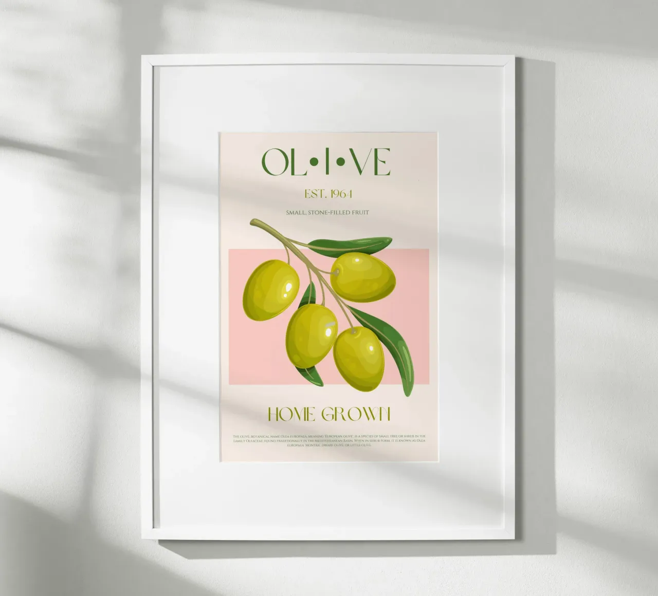 Estampado de aceitunas poster de KOKRPrints