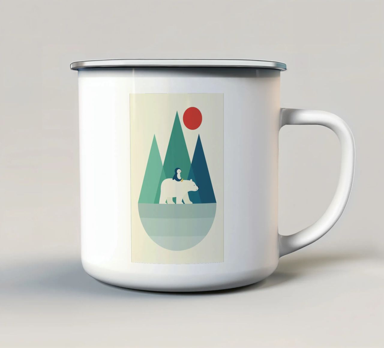 Orso Tu tazza in smalto da Andy Westface