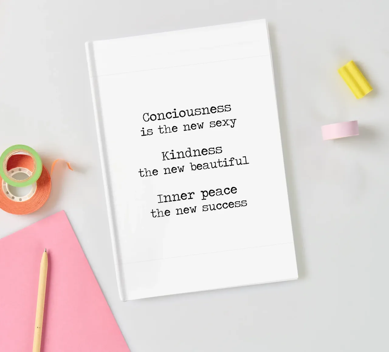 Consciousness, Kindness, Inner Peace notebook by Summer Soul Co. - Quotes