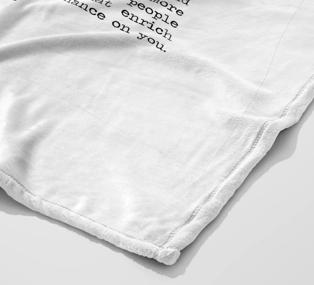 Correte il rischio - Citazione di A. W. Doys Typography coperta in pile da Summer Soul Co. - Quotes
