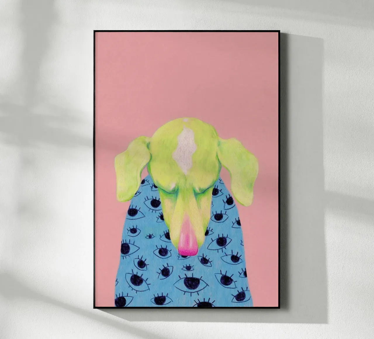 Sad Dog plexiglass da Natalie Foss