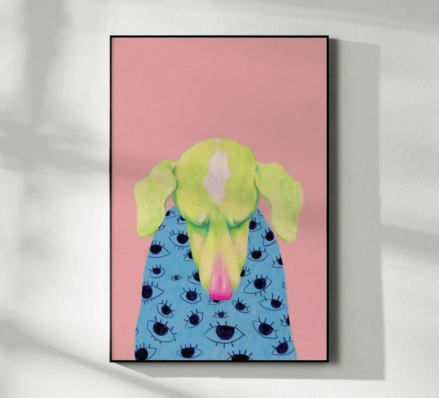 Sad Dog plexiglass da Natalie Foss