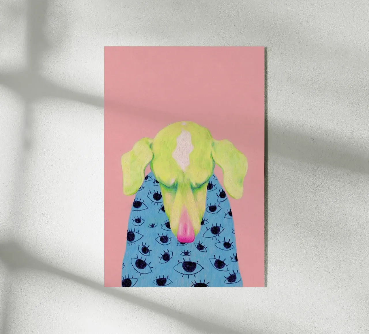 Sad Dog plexiglass da Natalie Foss