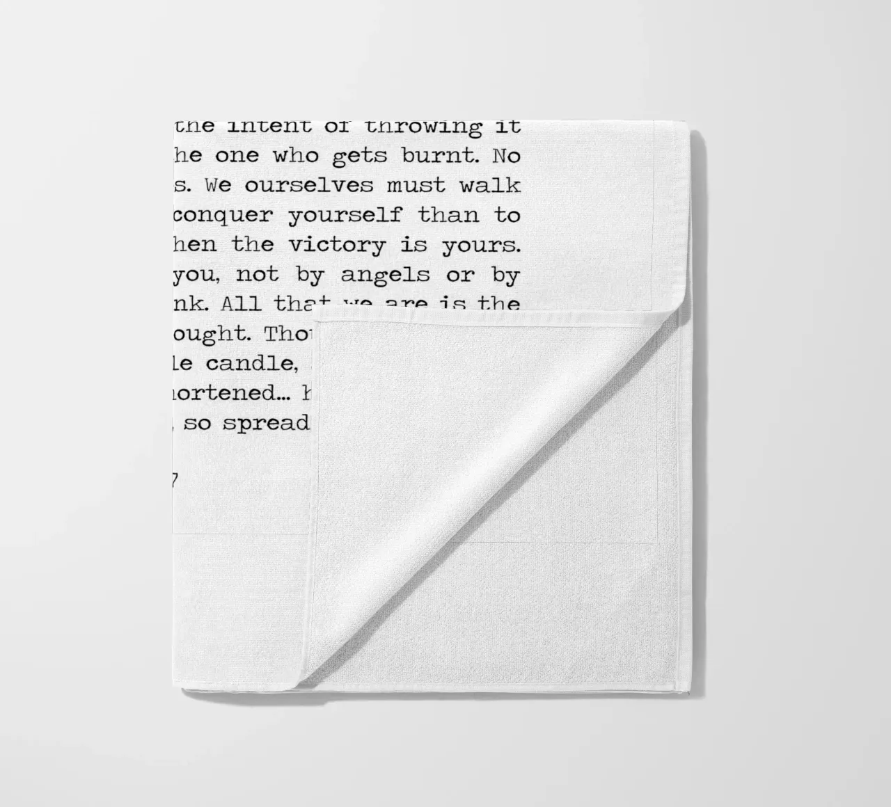 Insegnamenti di saggezza buddista del Buddha telo mare da Summer Soul Co. - Quotes