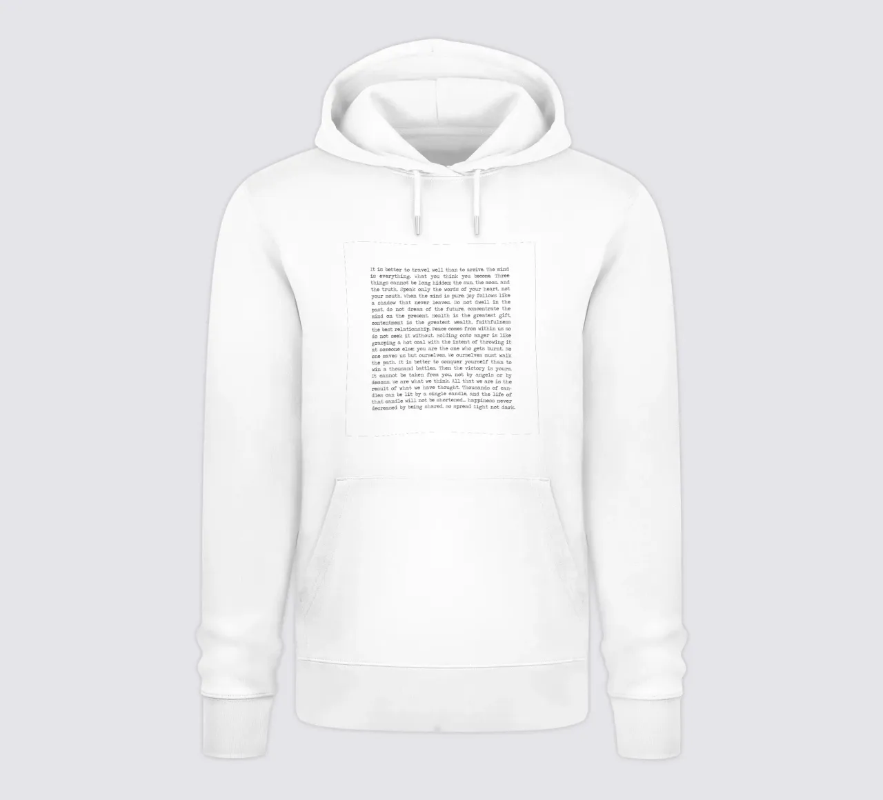 Buddha's Buddhism Mindful Wisdom Teachings Quote hoodie by Summer Soul Co. - Quotes