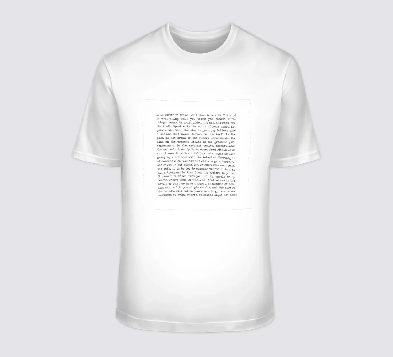 Buddha's Buddhismus Achtsame Weisheitslehren Zitat T-Shirt von Summer Soul Co. - Quotes