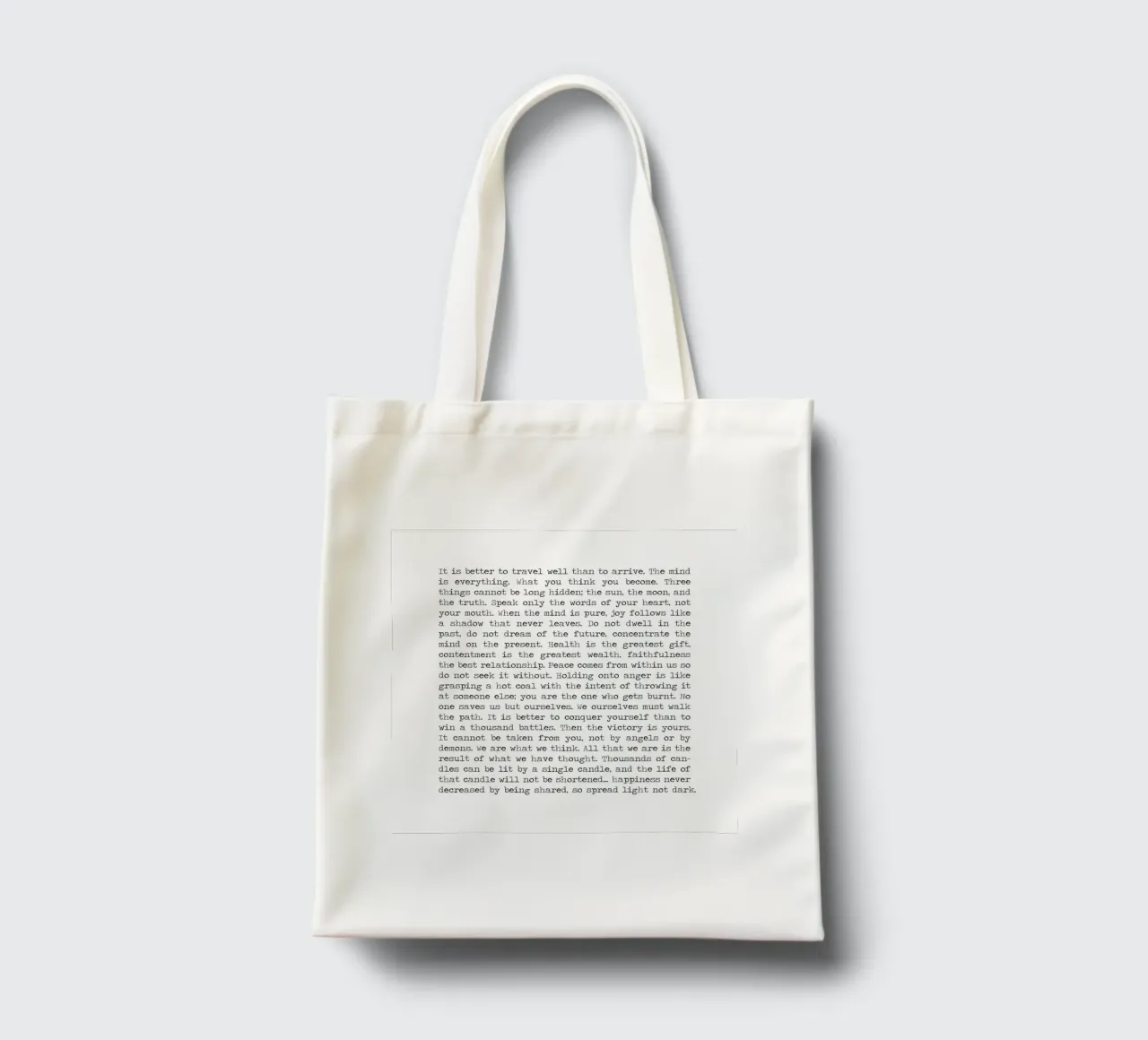Buddha's Buddhismus Achtsame Weisheitslehren Zitat Jutebeutel von Summer Soul Co. - Quotes