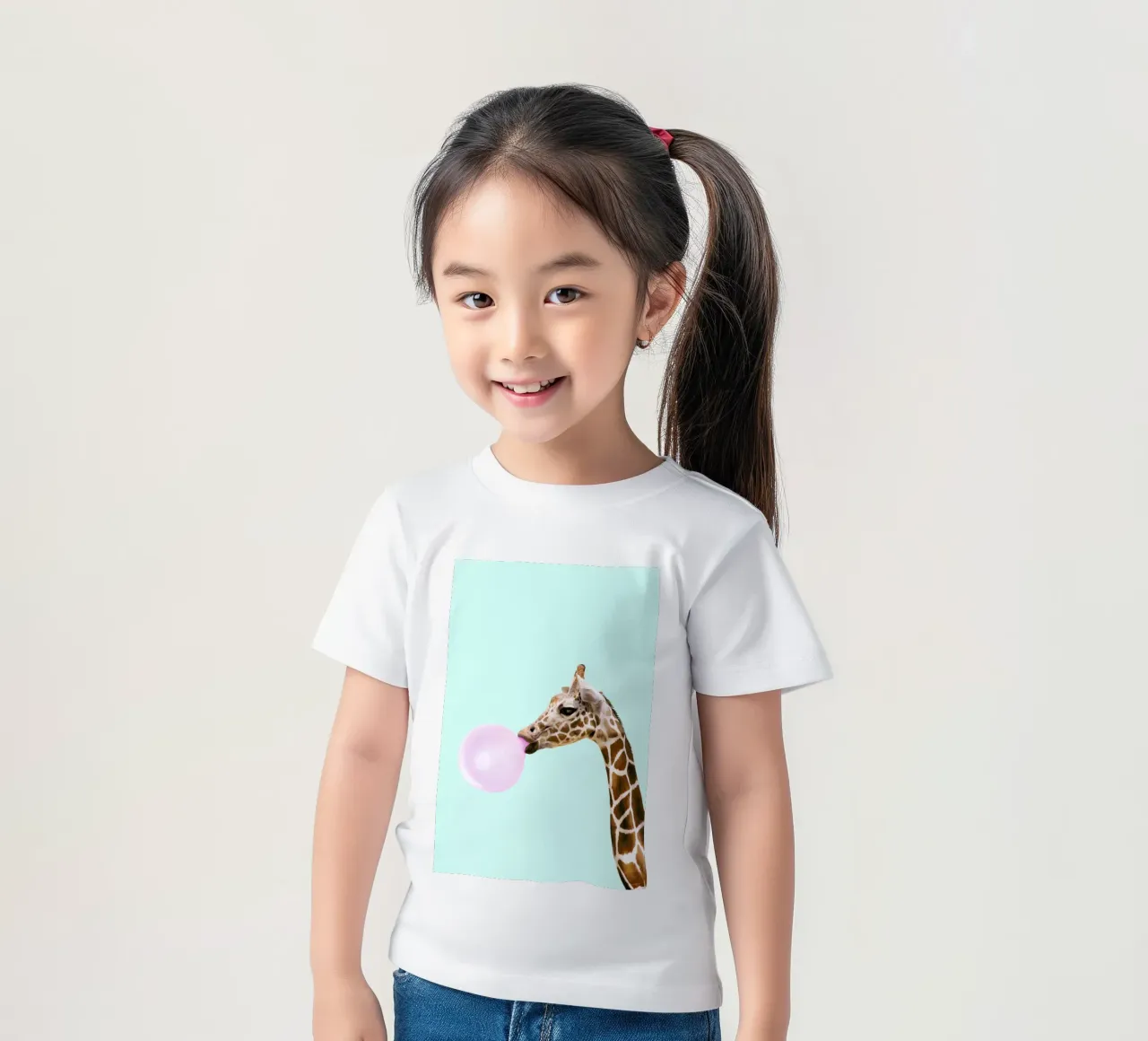 Giraffe t-shirt bambini da Paul Fuentes Design